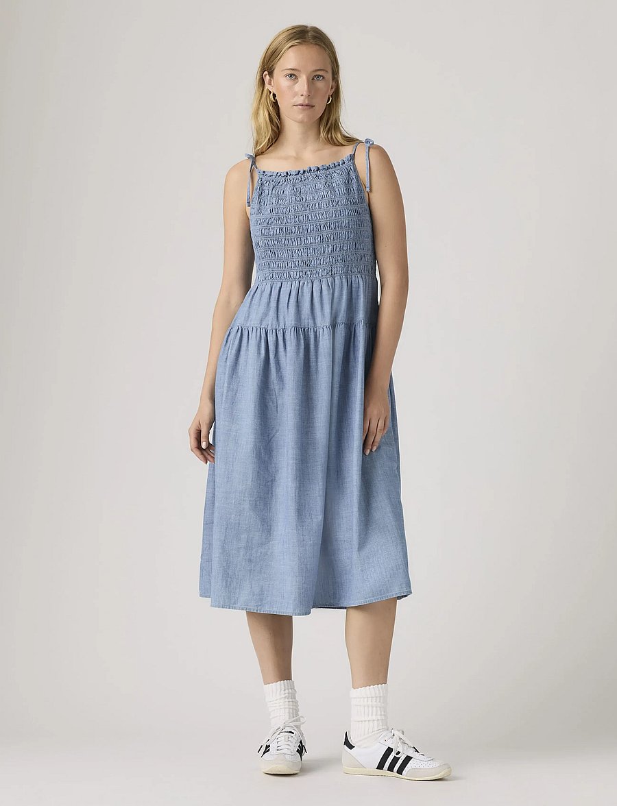 Levi's® - MONACO COTTON SUNDRESS BREEZY - summer dresses - med indigo - worn in - 5