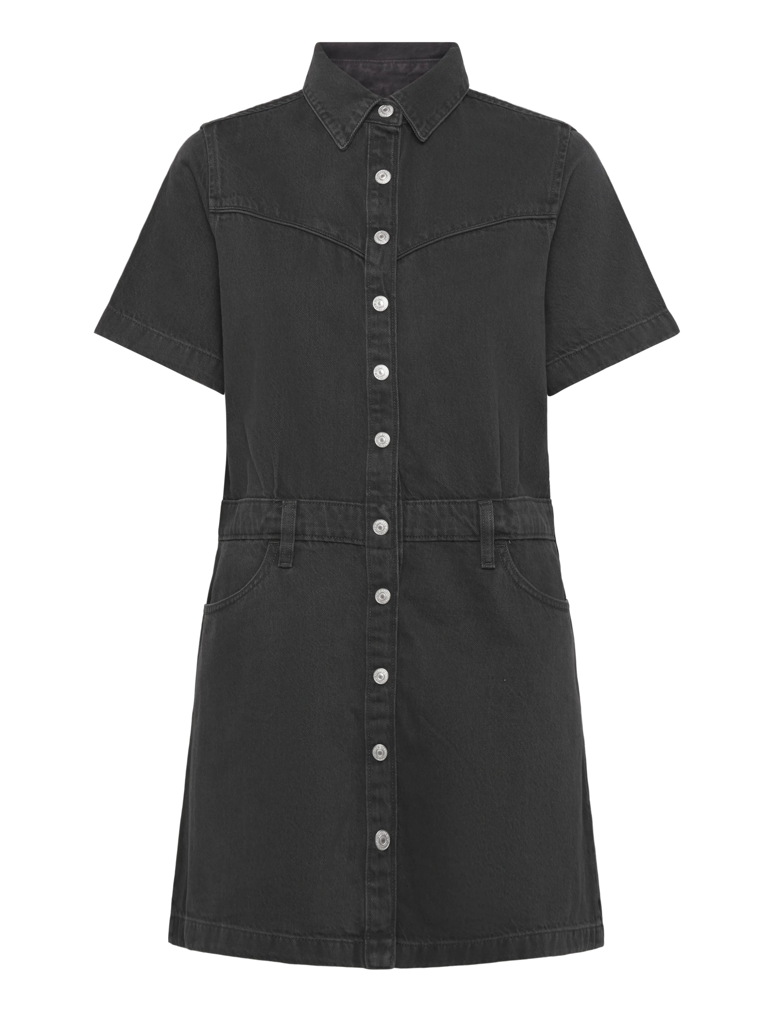 Levi's® SS LOGAN WESTERN DRESS CAPTURI - Teksakleidid - BLACKS / black