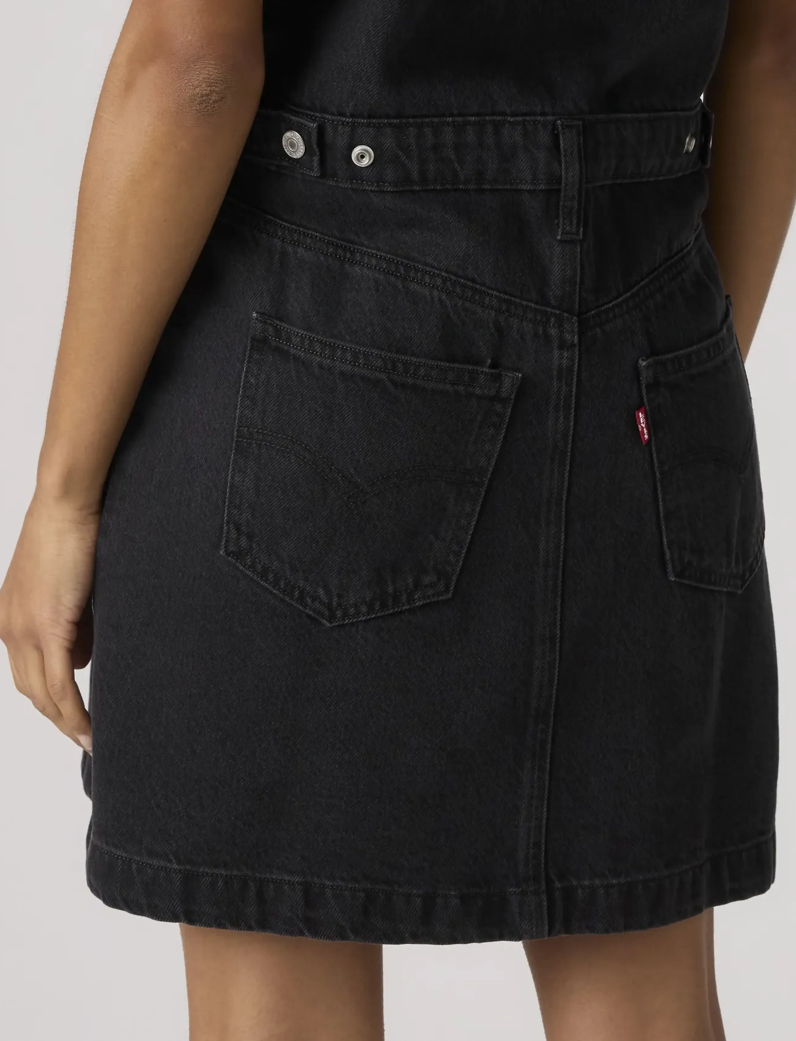 Levi's® - SS LOGAN WESTERN DRESS CAPTURI - denimkjoler - blacks - 4