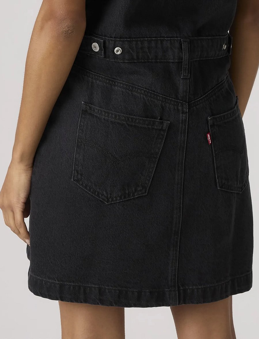 Levi's® - SS LOGAN WESTERN DRESS CAPTURI - denimkjoler - blacks - 4