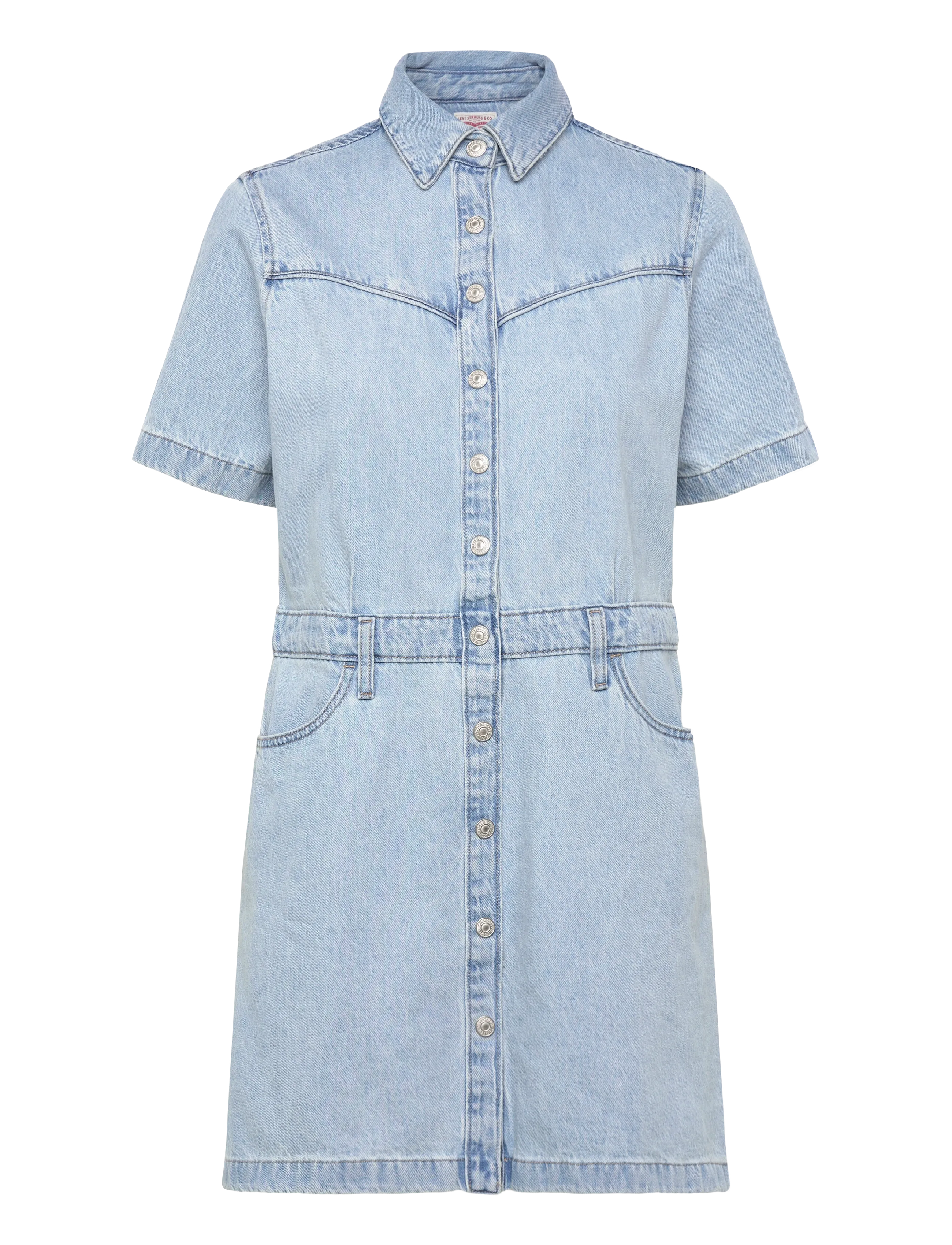 LEVI'S Ss Logan Western Kleid Blasted Blau - M - Damen