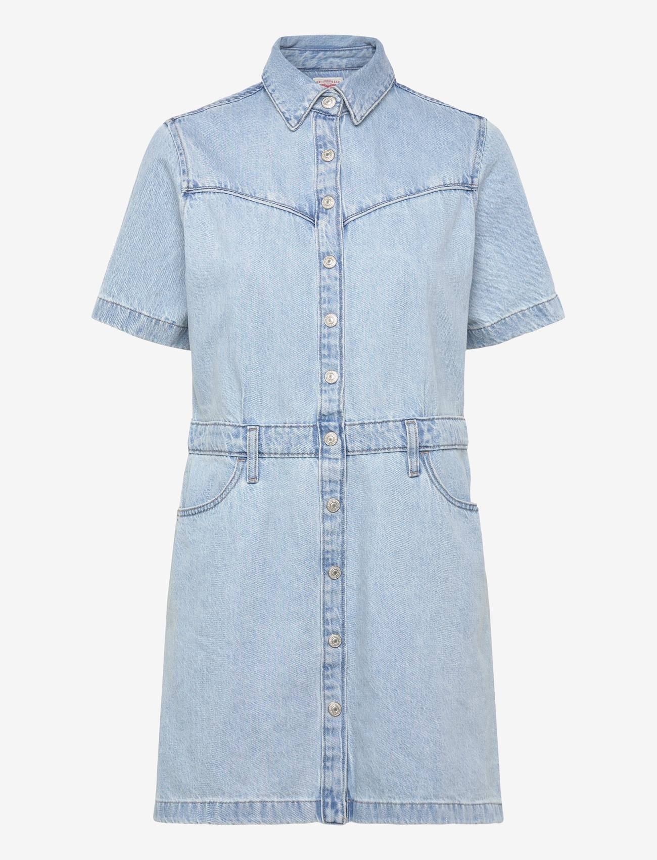 grey denim dress Dark Matter Mini Dress main image 1