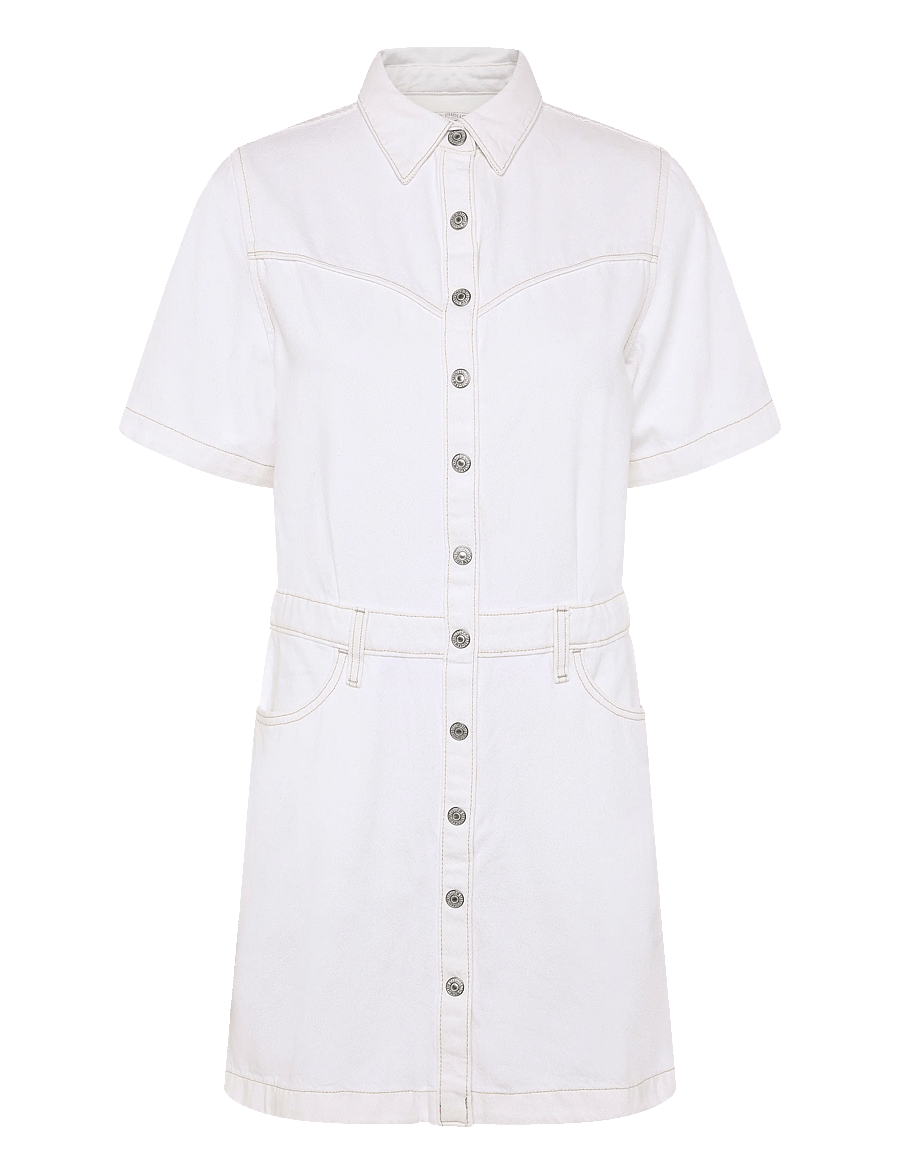 Levi's® - SS LOGAN WESTERN DRESS TOOTH F - hemdkleider - whites - 0