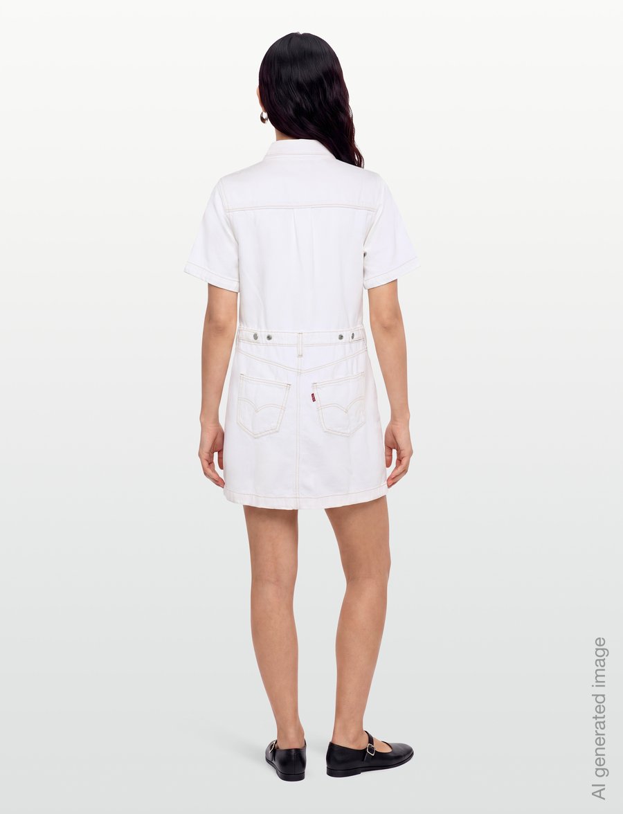Levi's® - SS LOGAN WESTERN DRESS TOOTH F - hemdkleider - whites - 4