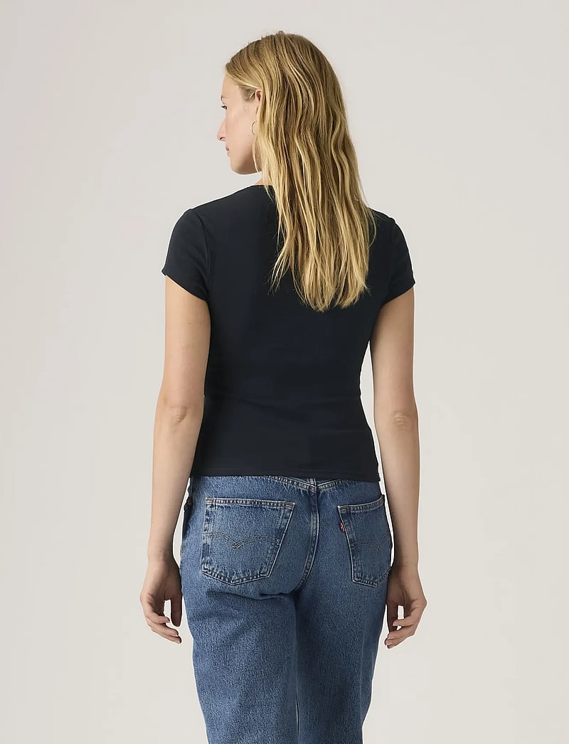 Levi's® - DRY GOODS TEE ANTHRACITE NIGHT - t-shirts - blacks - 3