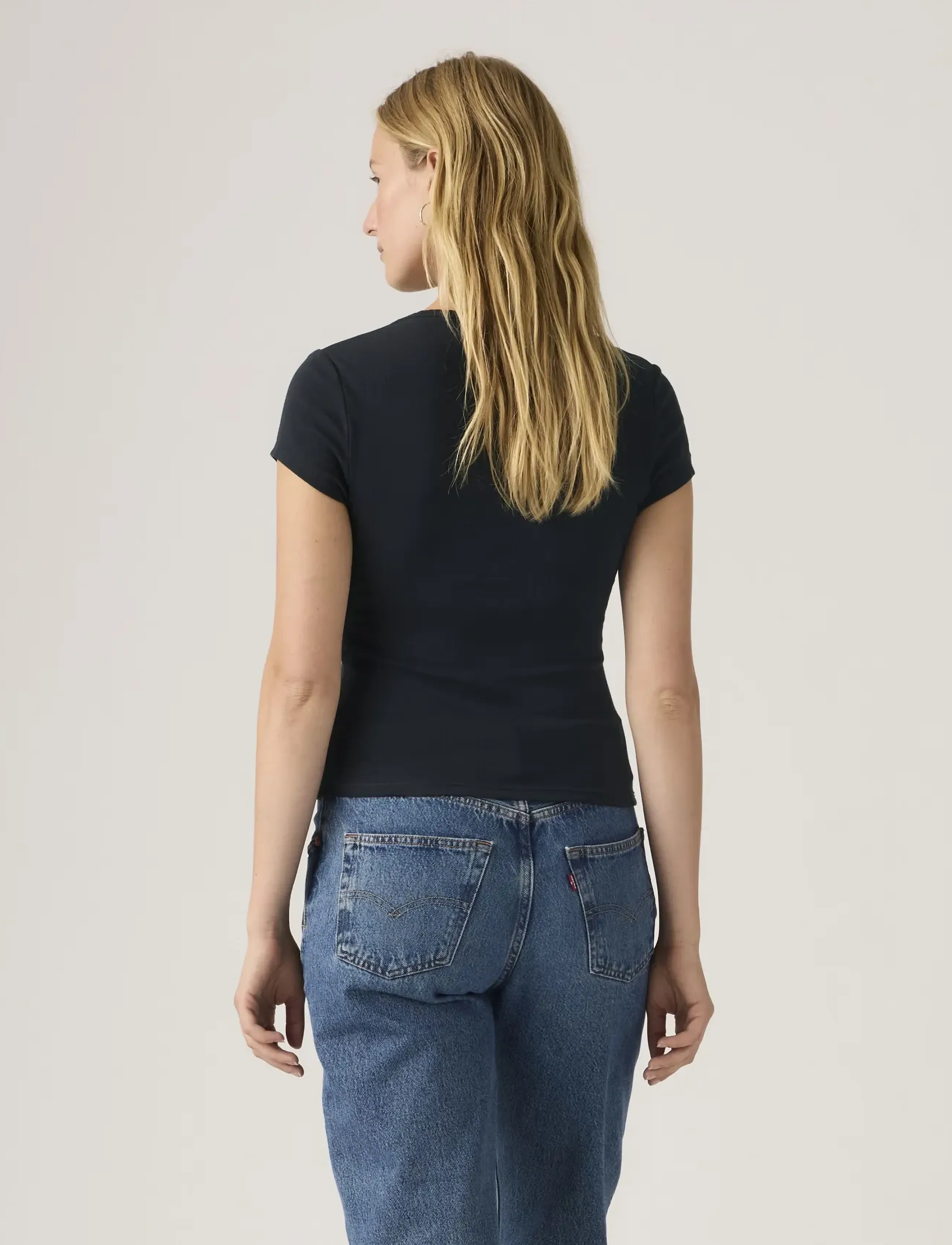 Levi's® - DRY GOODS TEE ANTHRACITE NIGHT - t-särgid - blacks - 3