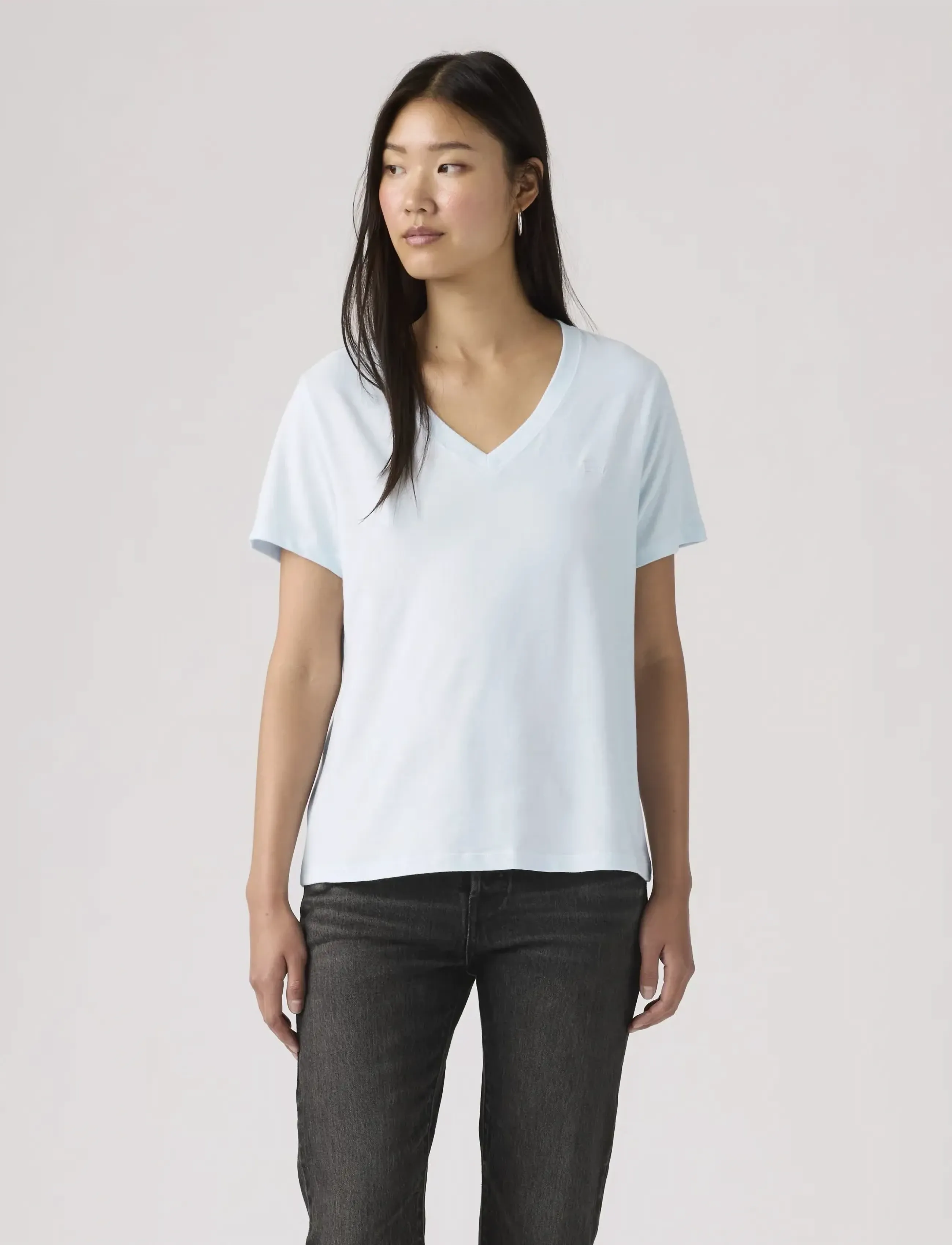 Levi's® FAVORITE VNECK HM COUNTRY AIR - T-shirts & Toppar - BLUES / blue