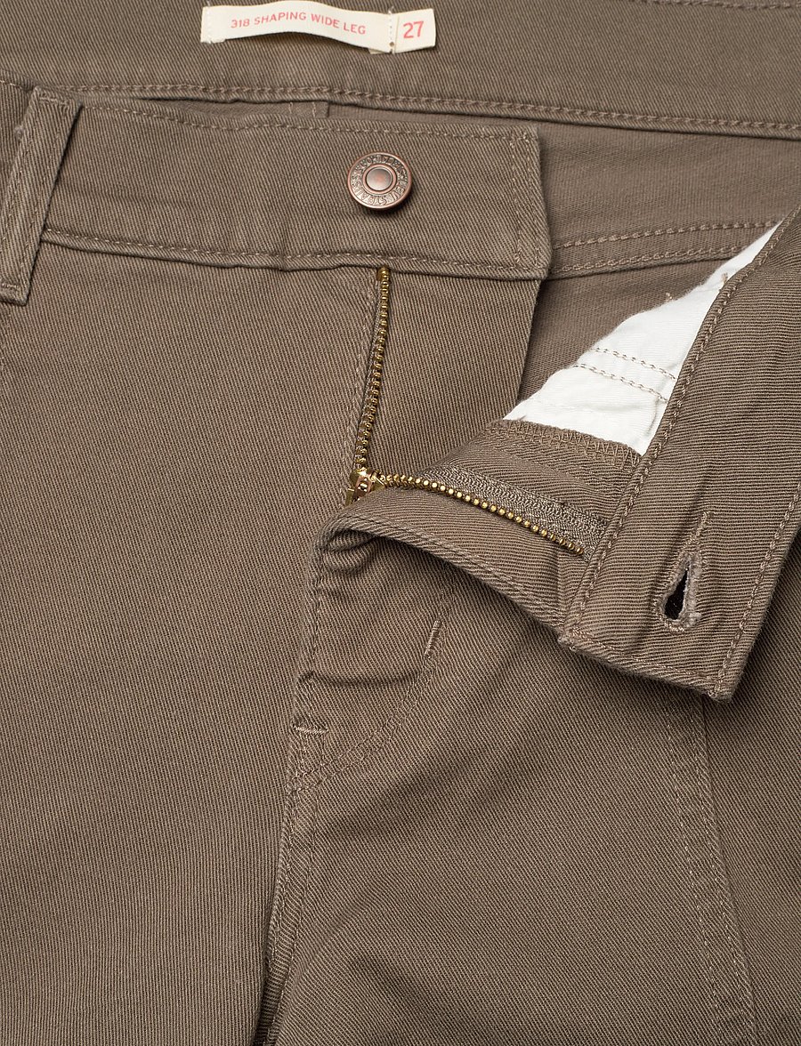 Levi's® - 318 SEAMED WIDE LEG CANTEEN - brede jeans - browns - 3