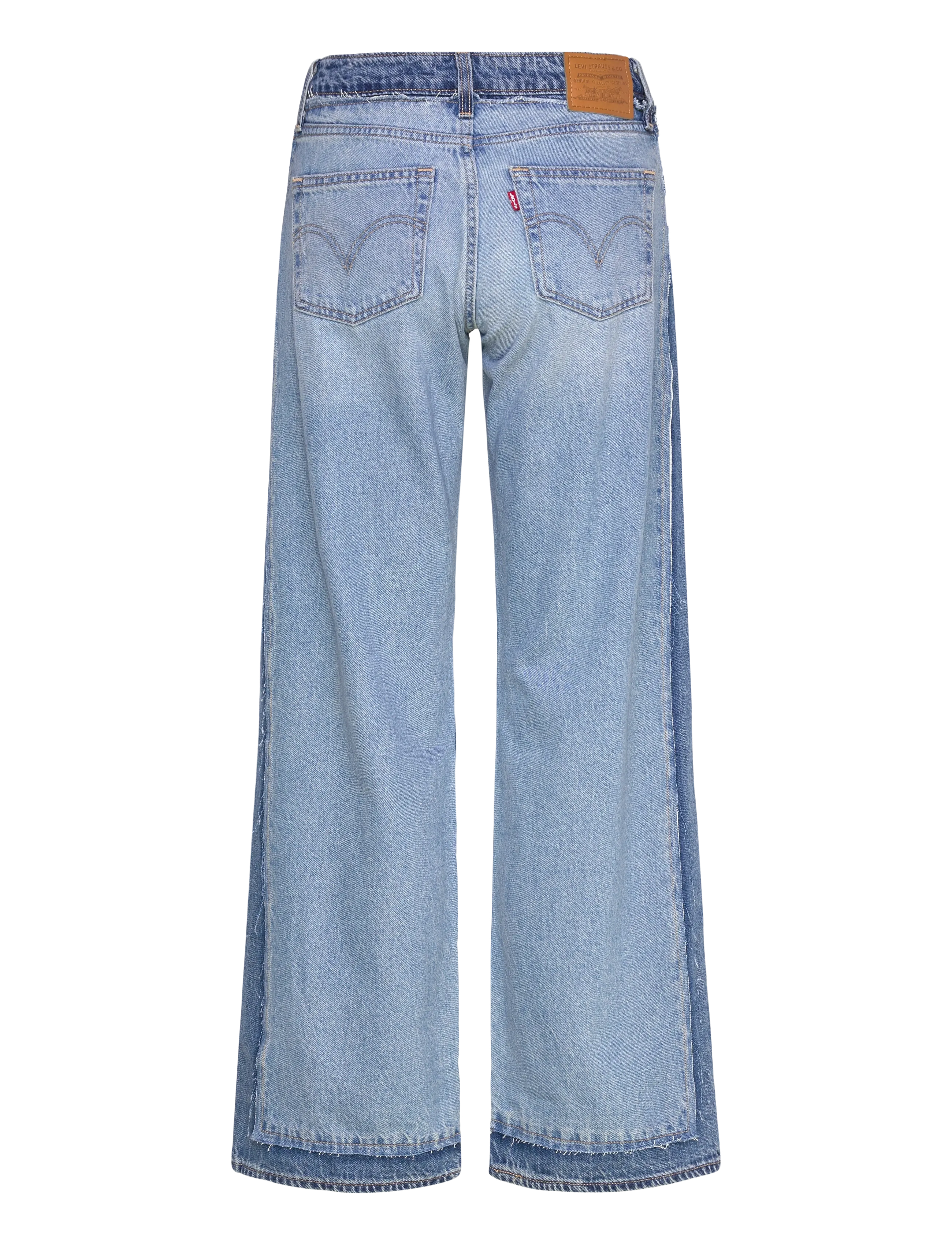 Levi's® - LOW LOOSE DECON UPON REFLECTIO - hosen mit weitem bein - med indigo - worn in - 2