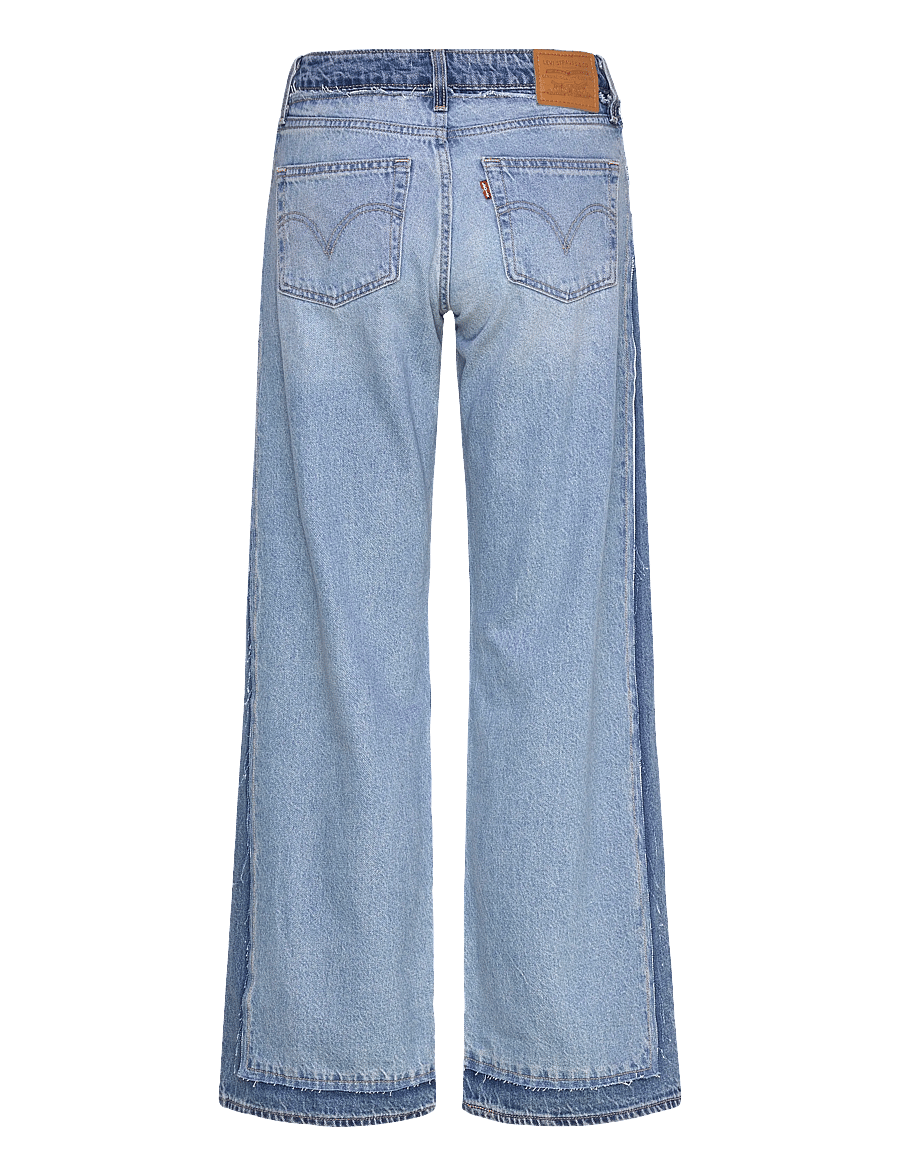 Levi's® - LOW LOOSE DECON UPON REFLECTIO - hosen mit weitem bein - med indigo - worn in - 2