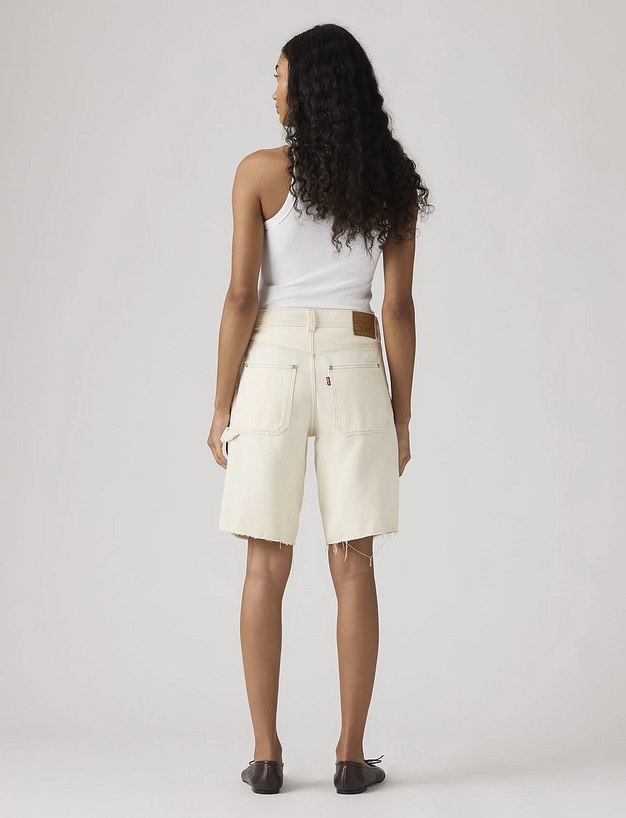 Levi's® - BAGGY DAD UTILITY SHORT YEAH N - jeansshorts - whites - 4