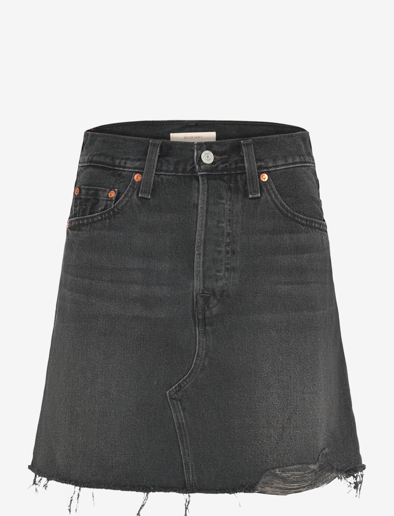 Levi's® - DECONSTRUCTED SKIRT H126 REBEL - denimnederdele - blacks - 0