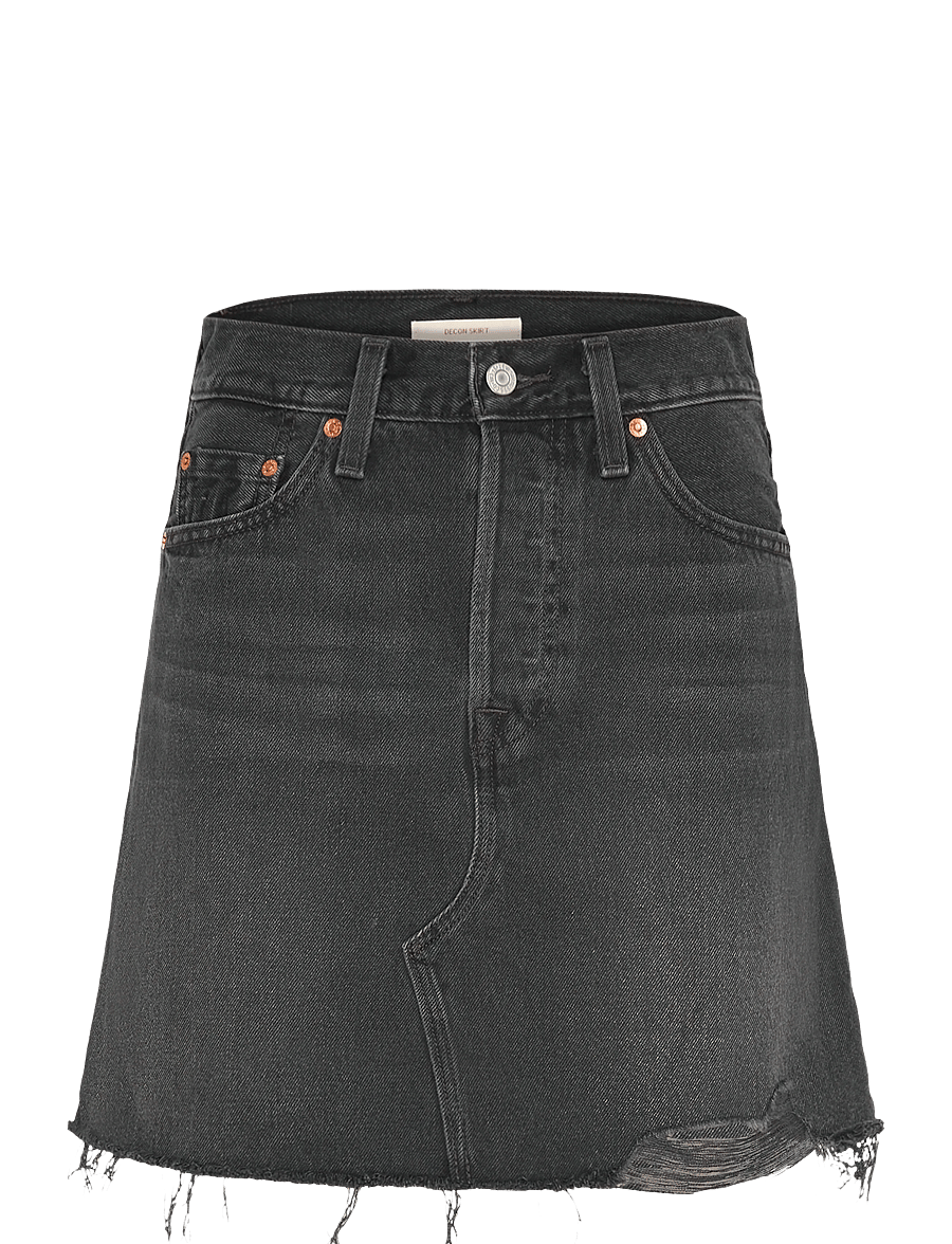 Levi's® - DECONSTRUCTED SKIRT H126 REBEL - farkkuhameet - blacks - 1