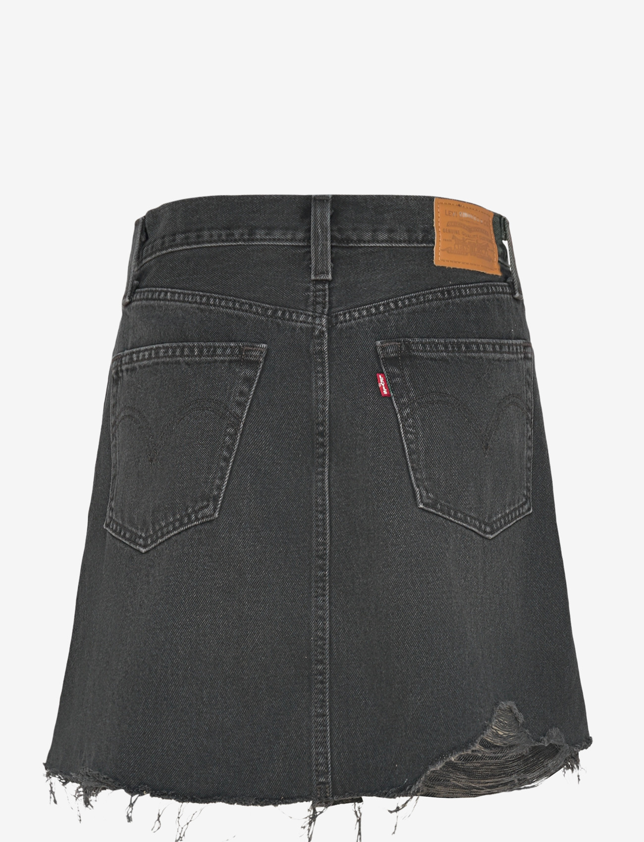 Levi's® - DECONSTRUCTED SKIRT H126 REBEL - denimnederdele - blacks - 1