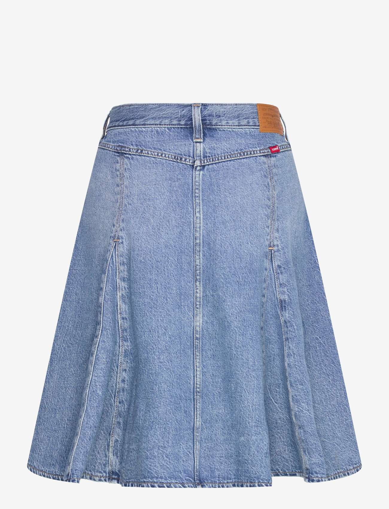 Levi's® - GODET KNEE LENGTH SKIRT GOOD G - jeansröcke - med indigo - worn in - 2