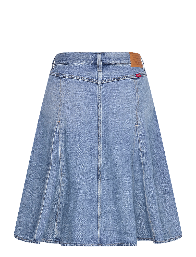 Levi's® - GODET KNEE LENGTH SKIRT GOOD G - jeansröcke - med indigo - worn in - 2