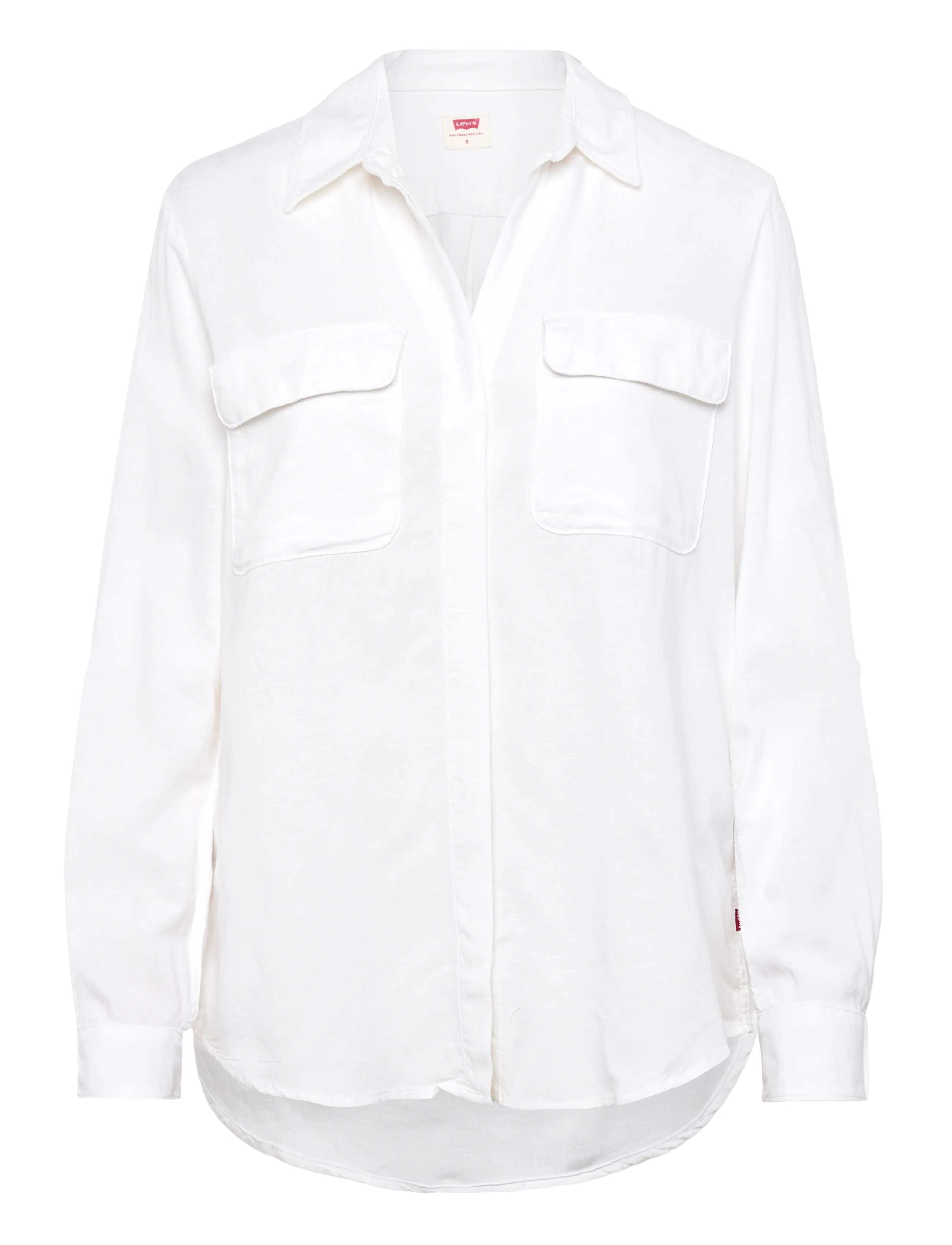 LEVI'S Elaine Utility Shirt Bright Wh Weiß - S - Damen