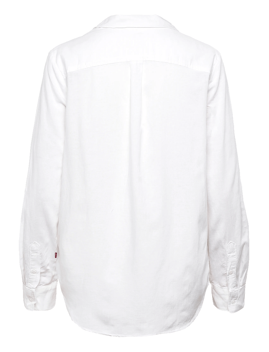 Levi's® - ELAINE UTILITY SHIRT BRIGHT WH - langärmlige hemden - whites - 2