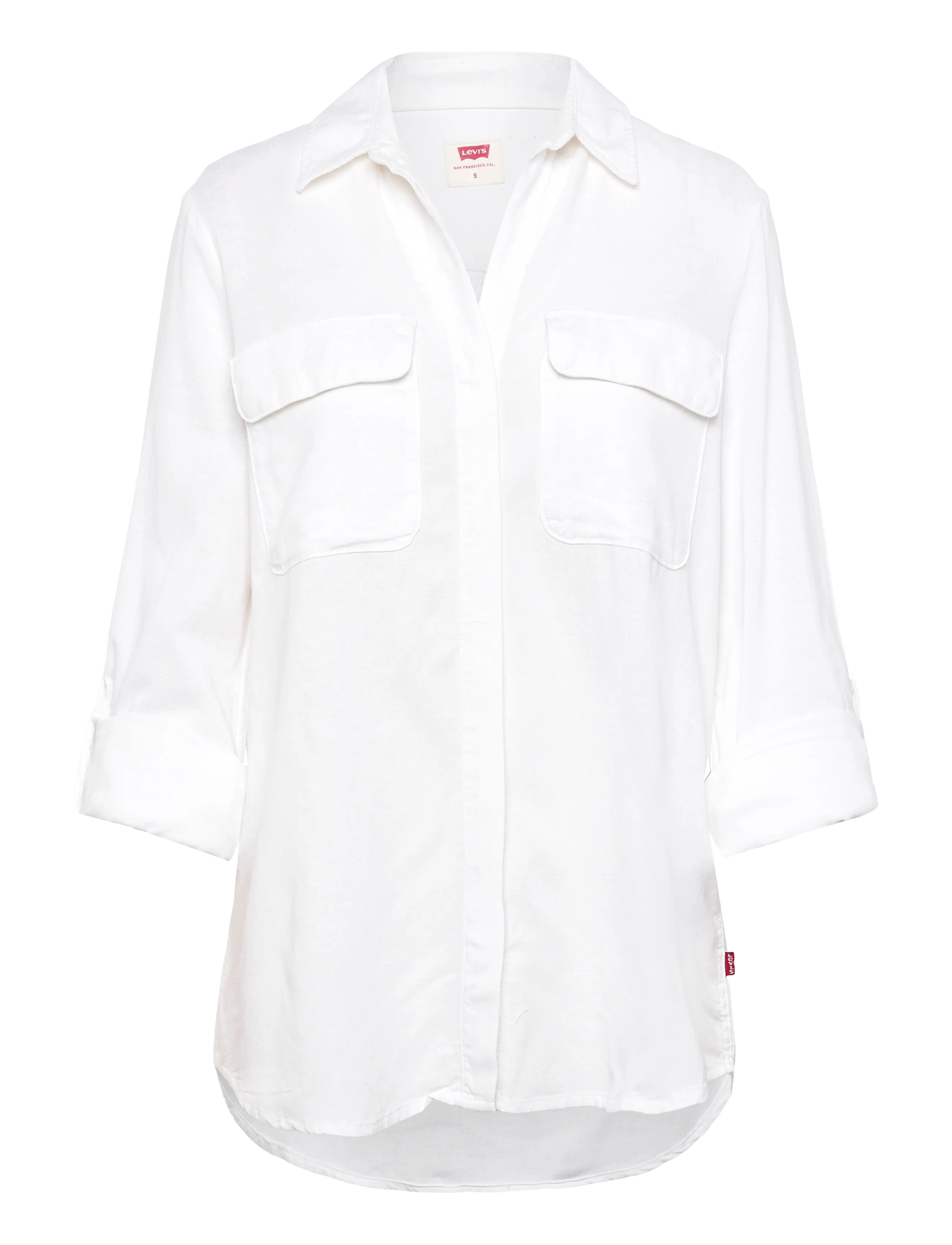 Levi's® - ELAINE UTILITY SHIRT BRIGHT WH - langærmede skjorter - whites - 3