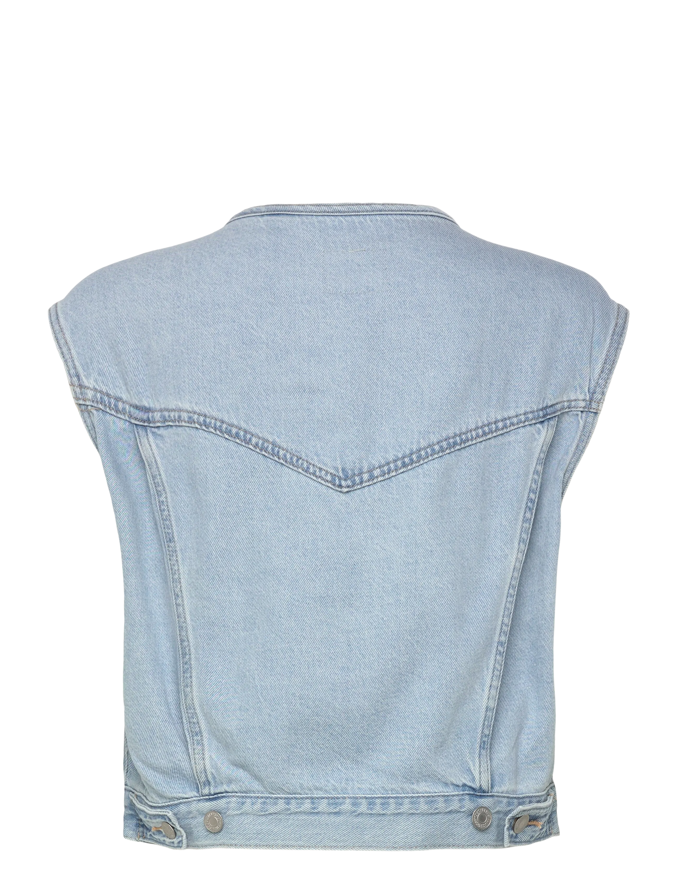 Levi's® - COLLARLESS SHRUNKEN 90S VEST O - denimveste - med indigo - worn in - 2