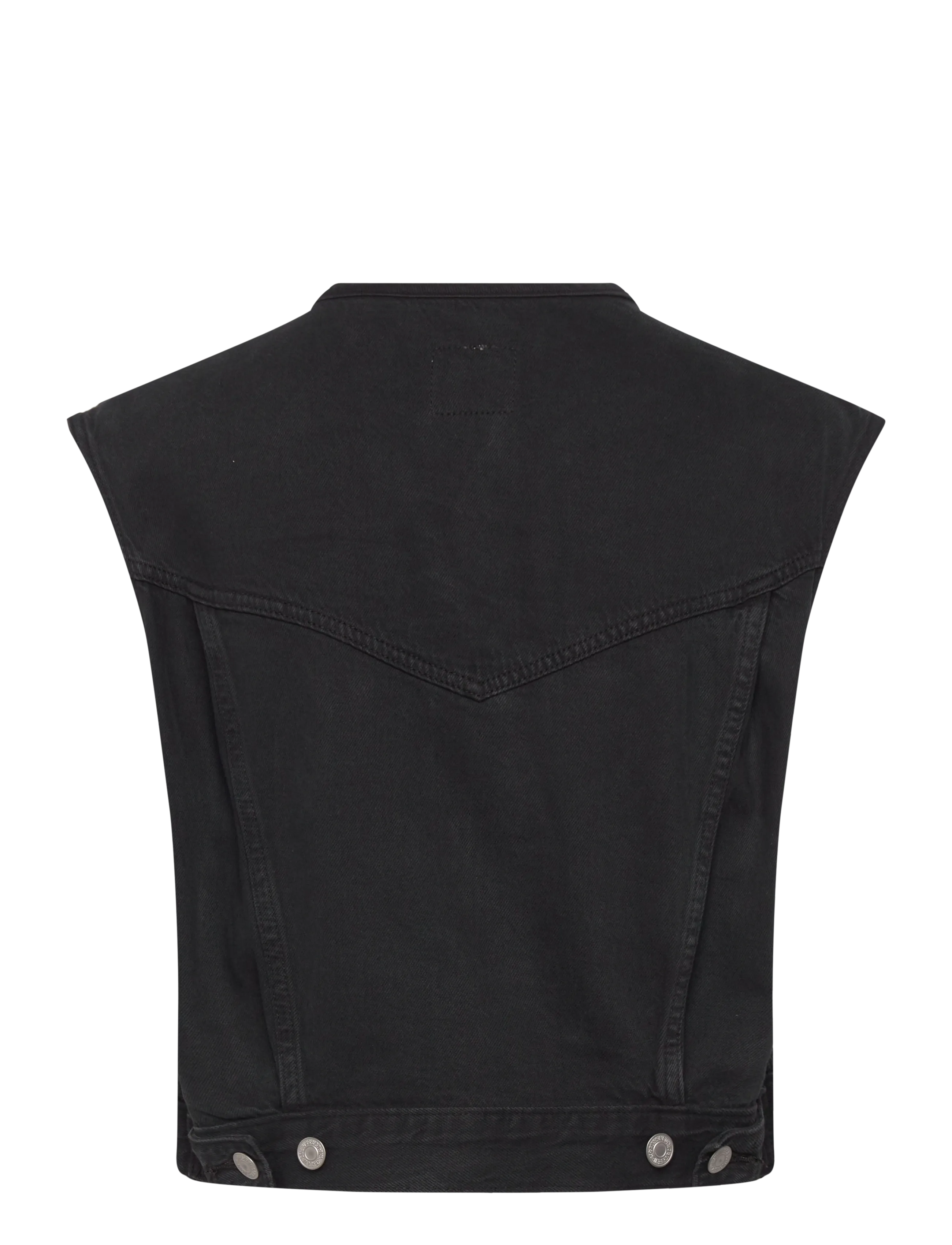 Levi's® - COLLARLESS SHRUNKEN 90S VEST N - denimveste - blacks - 2
