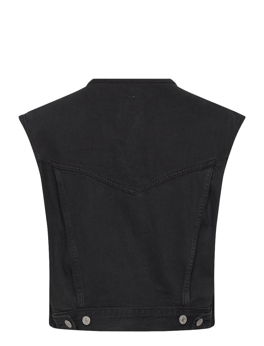 Levi's® - COLLARLESS SHRUNKEN 90S VEST N - denim-westen - blacks - 2