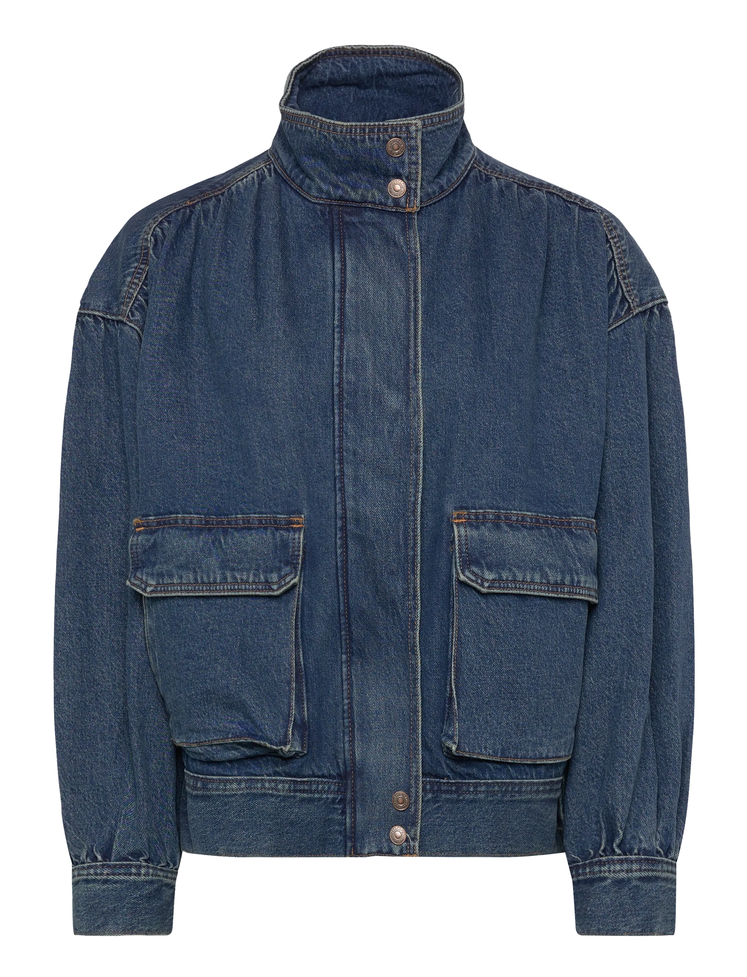 Levi's® BLOUSON TRUCKER ENCHANTMENT - Denim clothing - DARK INDIGO - FLAT FINISH / blue