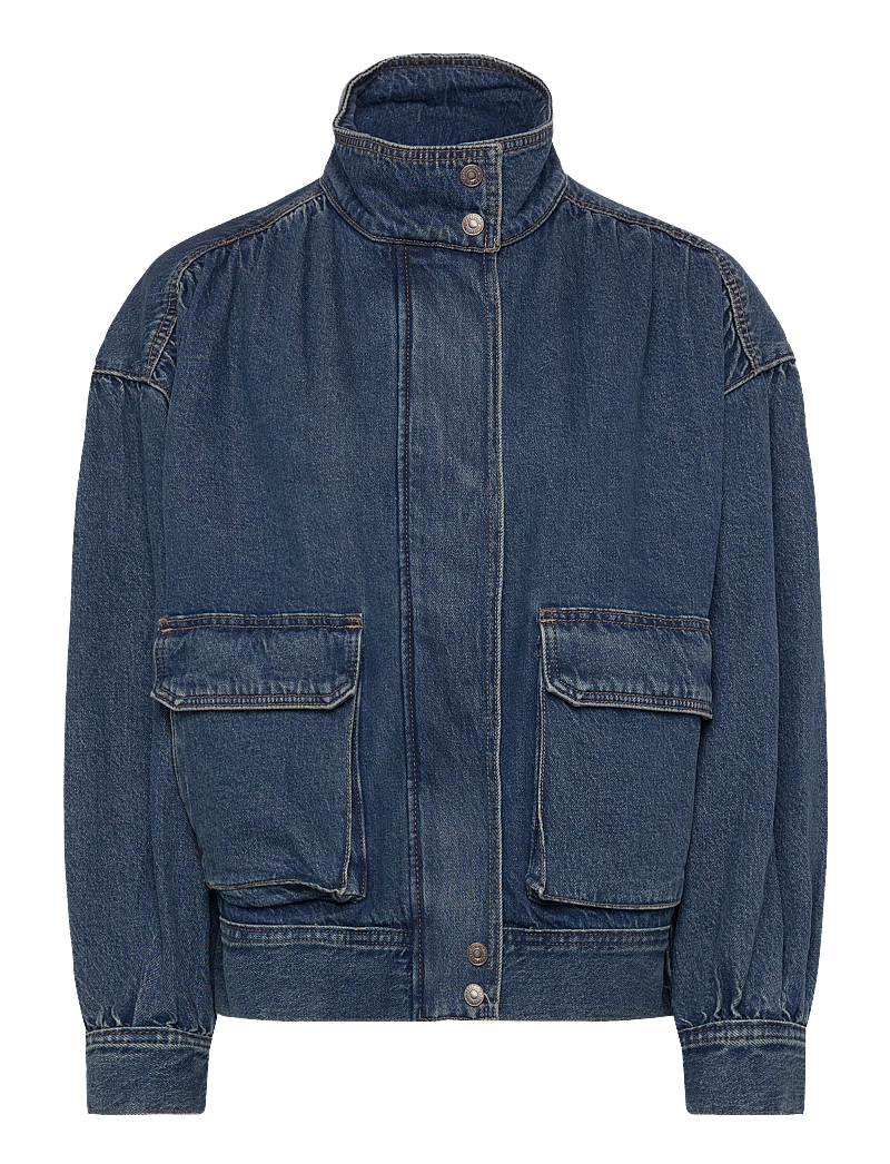 Levi's® - BLOUSON TRUCKER ENCHANTMENT - vårjackor - dark indigo - flat finish - 0