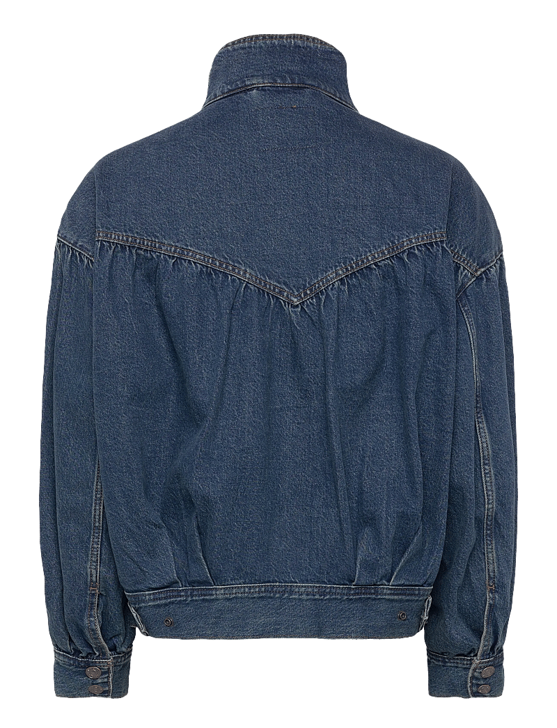 Levi's® - BLOUSON TRUCKER ENCHANTMENT - vårjackor - dark indigo - flat finish - 1