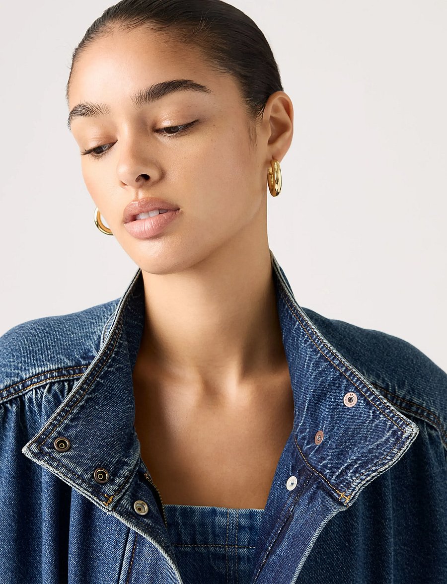 Levi's® - BLOUSON TRUCKER ENCHANTMENT - vestes de printemps - dark indigo - flat finish - 4