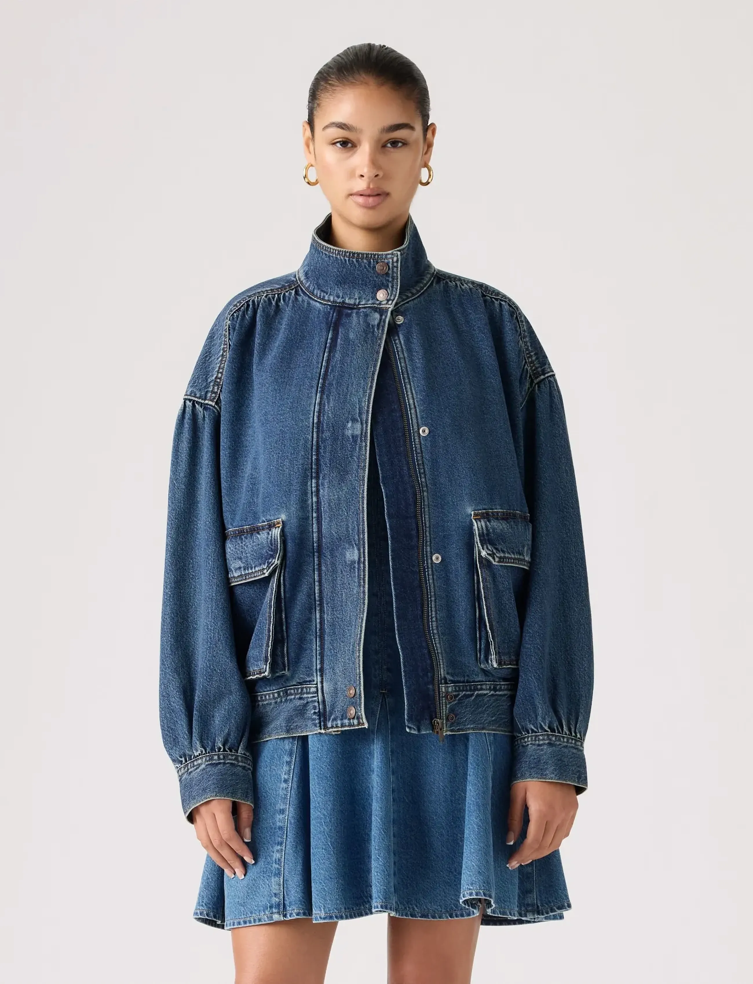Levi's® - BLOUSON TRUCKER ENCHANTMENT - vestes de printemps - dark indigo - flat finish - 5