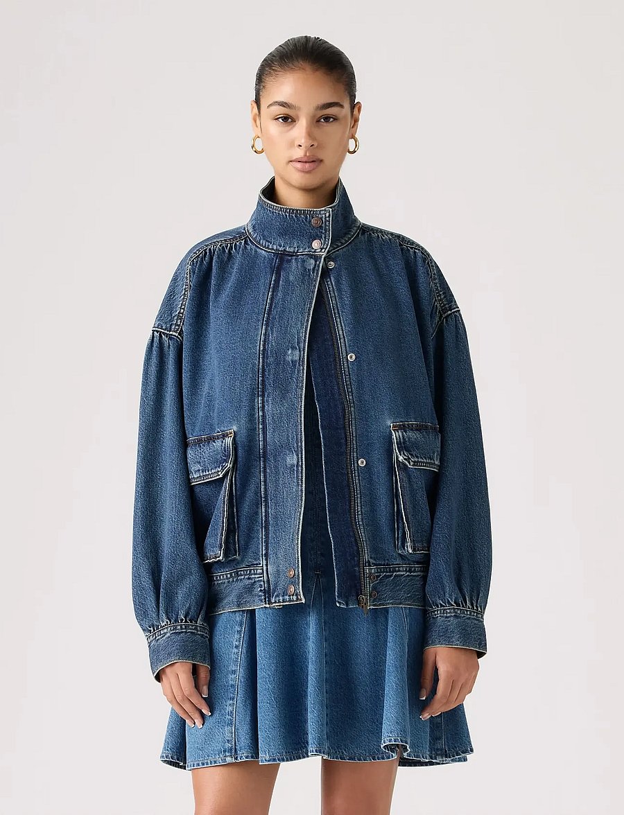 Levi's® - BLOUSON TRUCKER ENCHANTMENT - vestes de printemps - dark indigo - flat finish - 5
