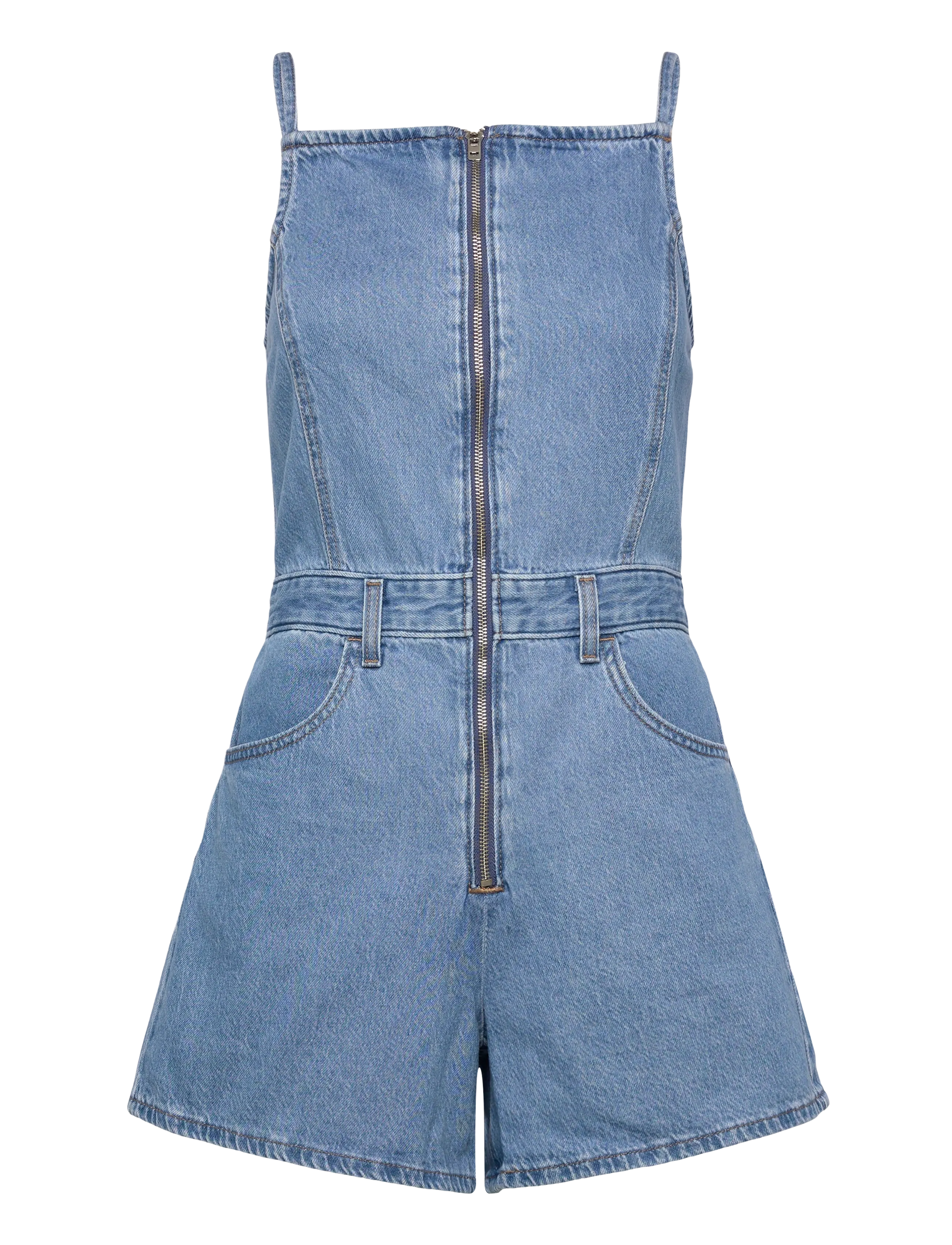 LEVI'S Sqaure Neck Romper I Will Blau - L - Damen