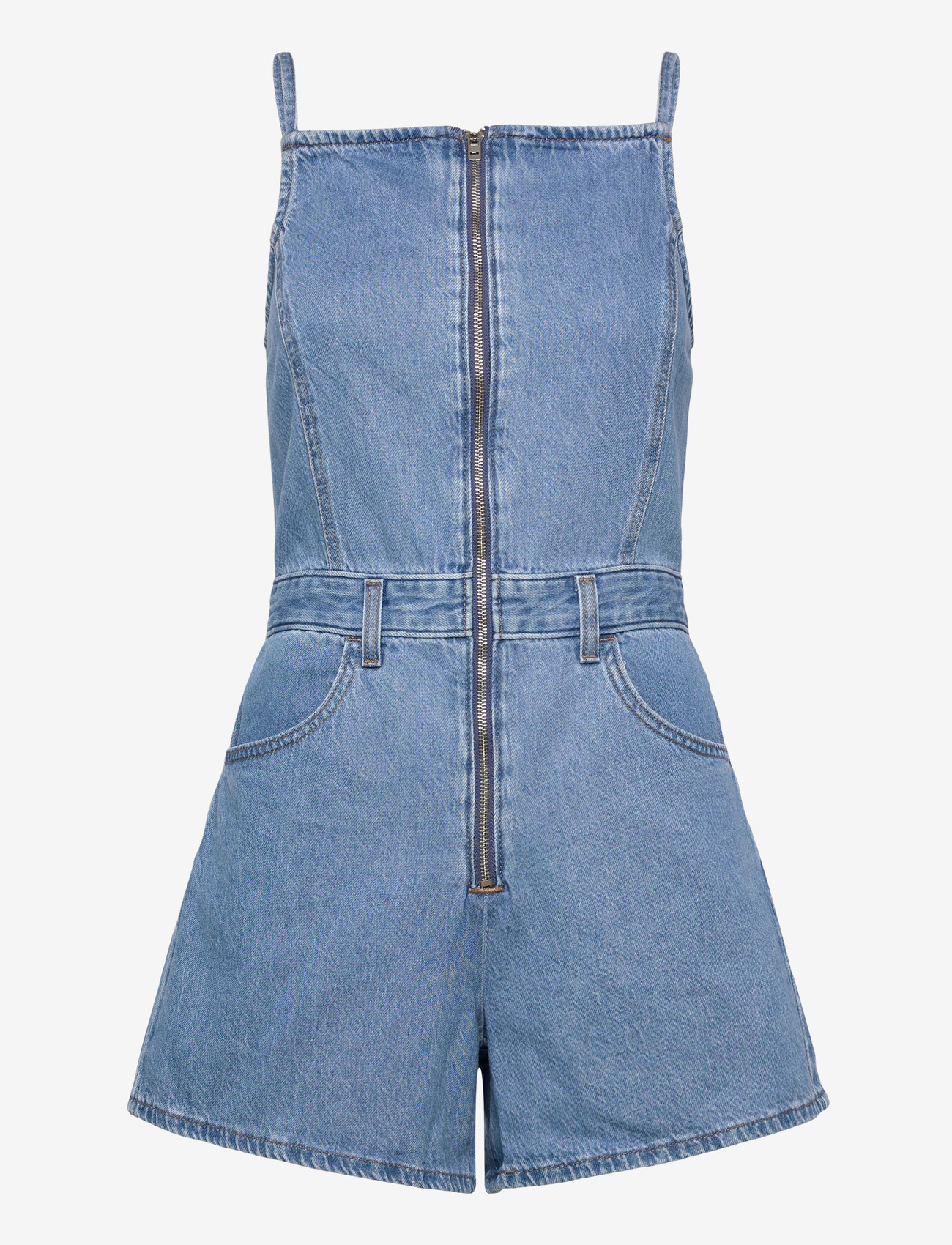 Levi's® - SQAURE NECK ROMPER I WILL - pükskostüümid - med indigo - flat finish - 1