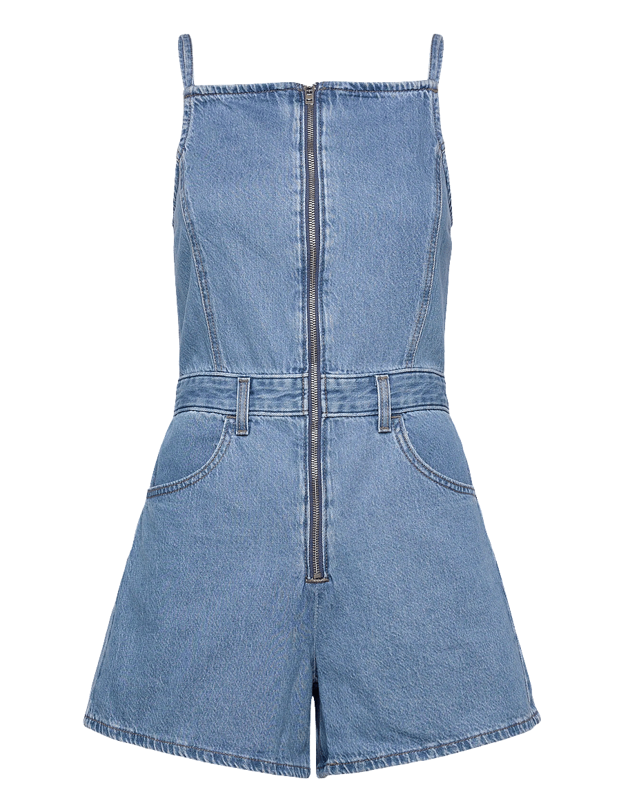 Levi's® - SQAURE NECK ROMPER I WILL - combinaisons - med indigo - flat finish - 1