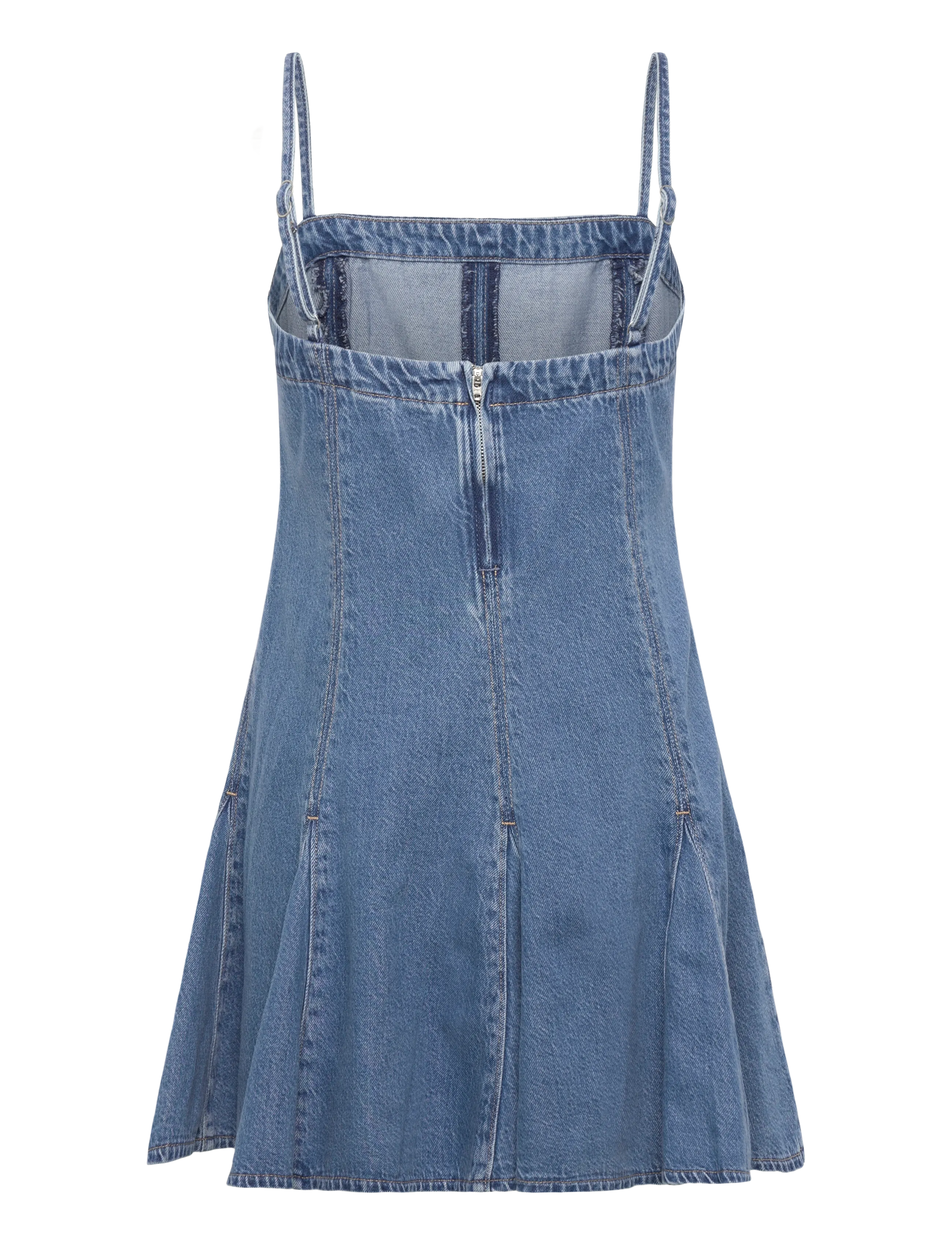 Levi's® - DENIM GODET DRESS GODET ALL DA - jeanskleider - med indigo - worn in - 2