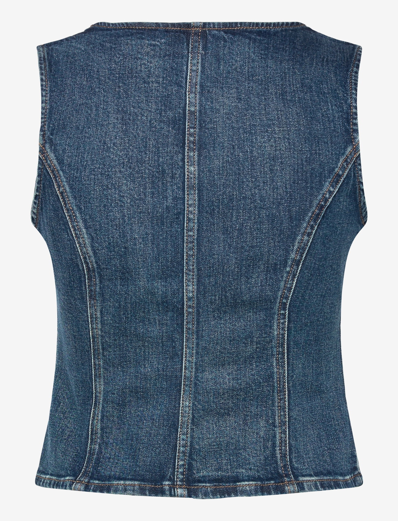 Levi's® - SCULPTED TOP AS SEEN ON TV TOP - denim vests - dark indigo - worn in - 2