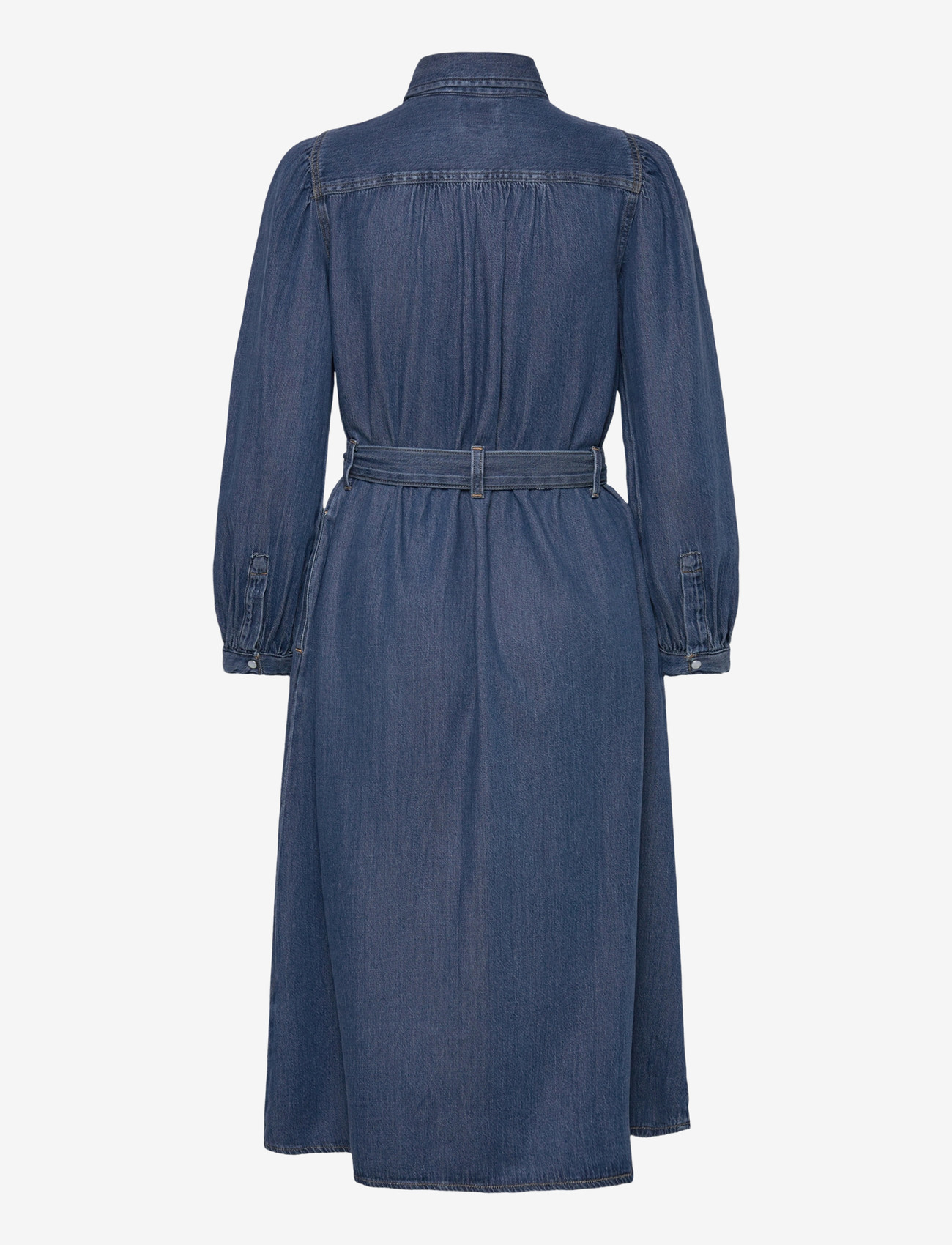 Levi's® - JOURNEY LS MAXI DRESS CELESTIA - skyrtukjólar - med indigo - worn in - 2
