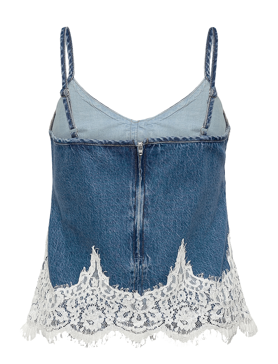 Levi's® - 90S DENIM CAMI SLIPPED MY MIND - crop tops - med indigo - flat finish - 2