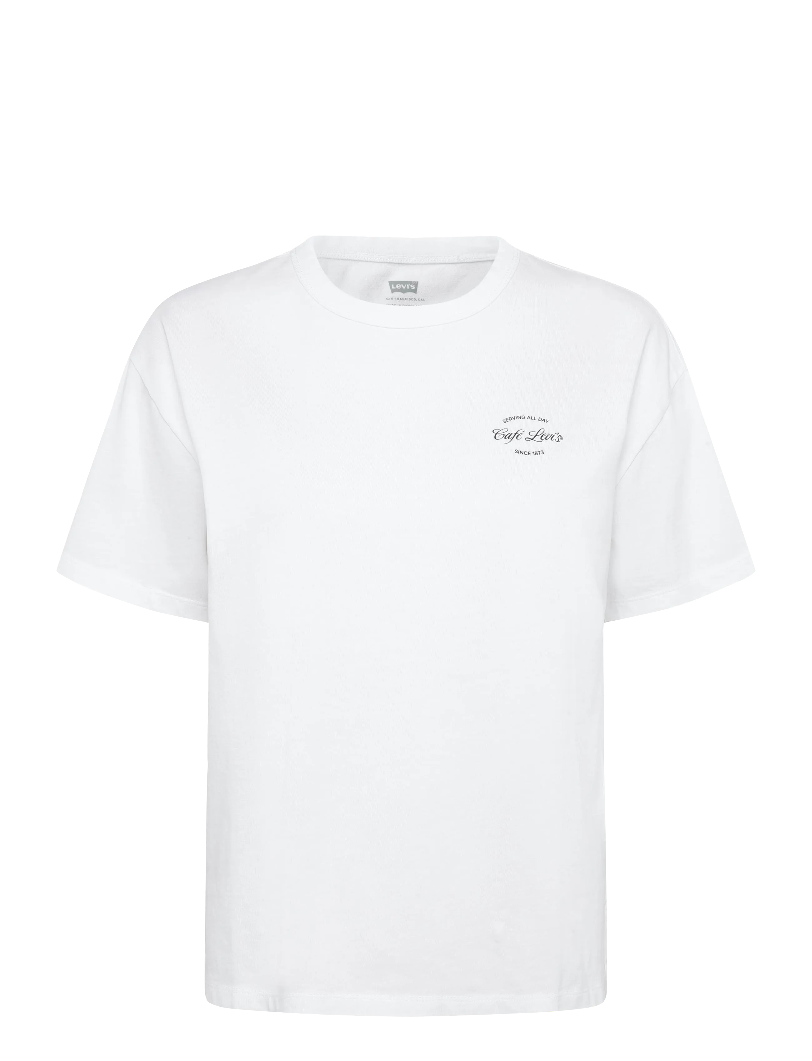 Levi's® GR VINTAGE TEE CAFE FRONT BRIG - T-särgid ja topid - WHITES / white
