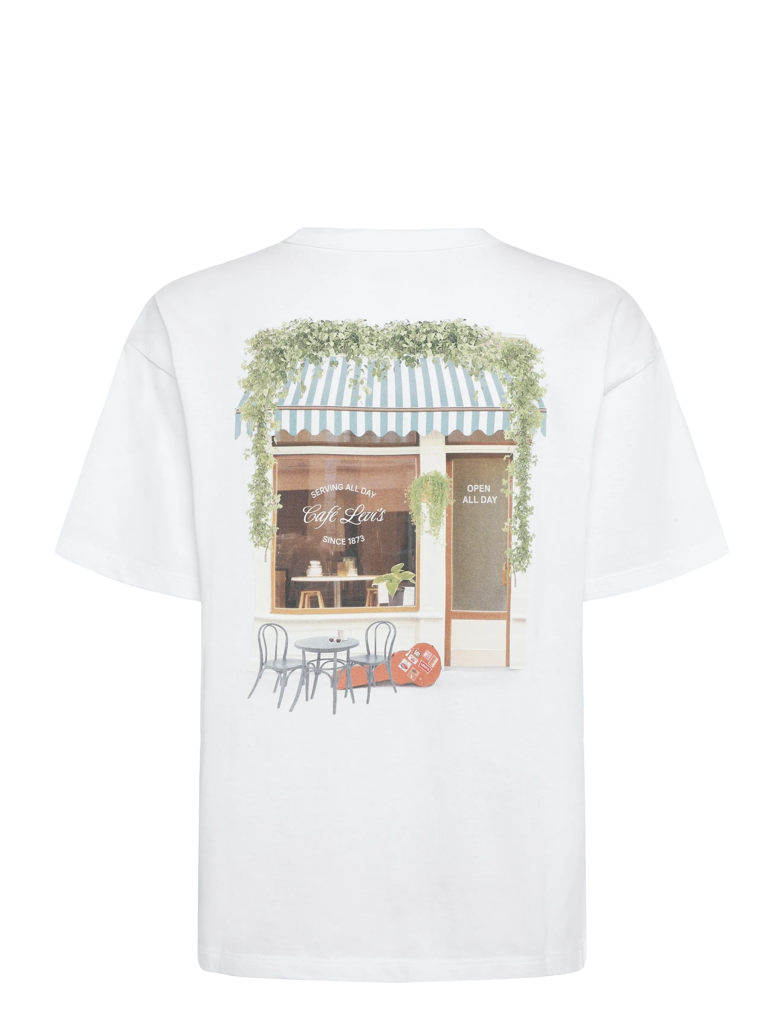 Levi's® - GR VINTAGE TEE CAFE FRONT BRIG - whites - 1