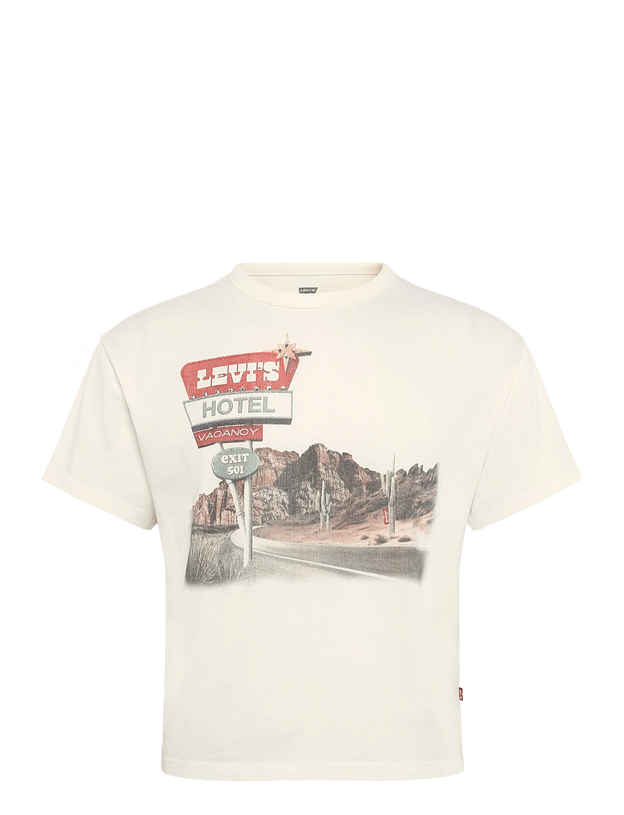Levi's® - GR VINTAGE TEE LEVIS HOTEL VT - t-shirts - whites - 0