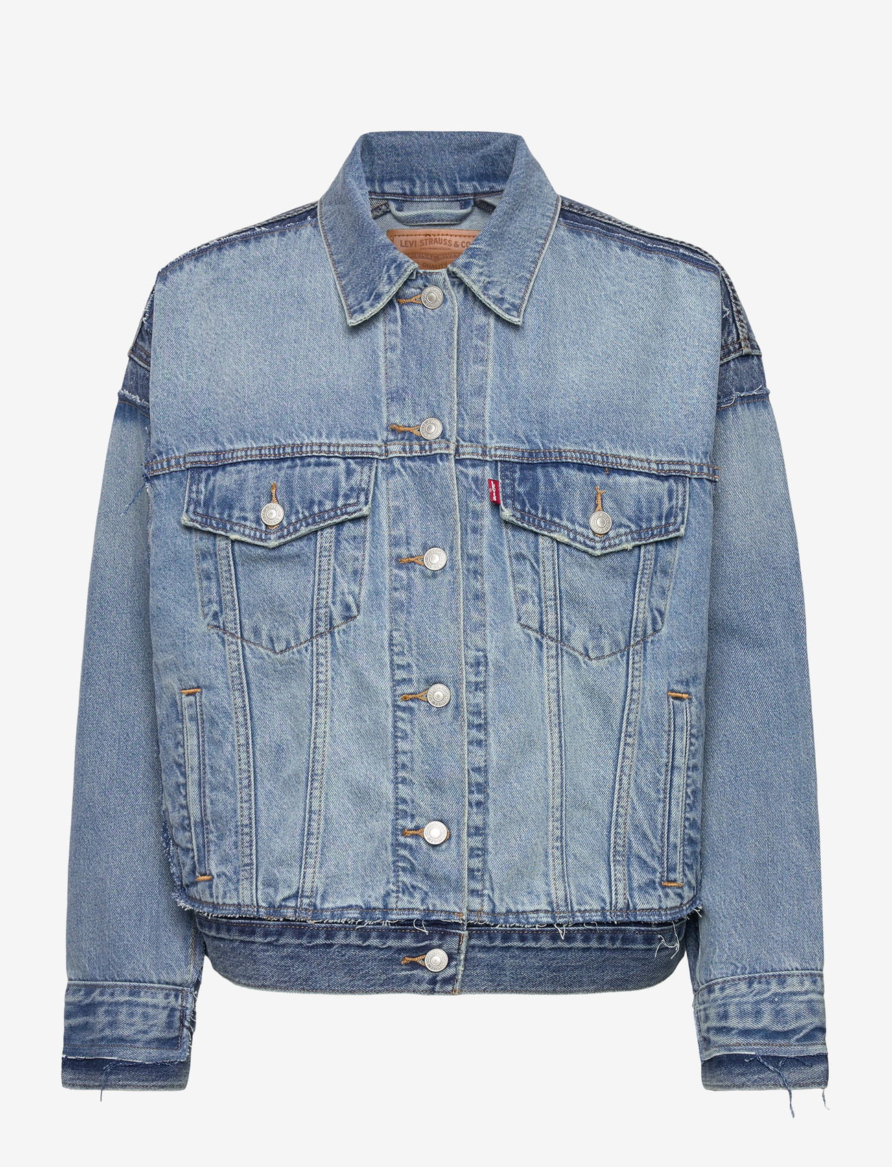 Levi's® - DECON 90S TRUCKER UPON REFLECT - jeansjackor - med indigo - worn in - 0