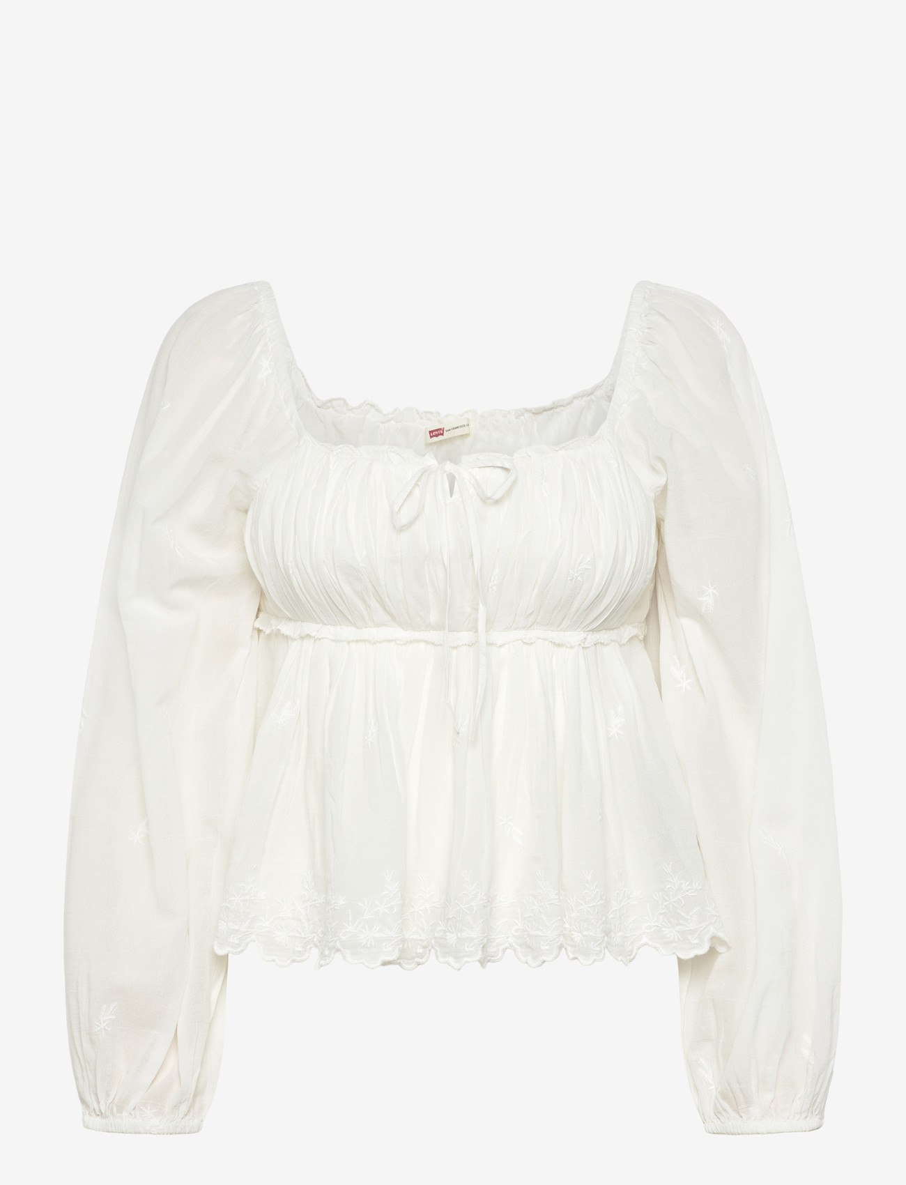 Levi's® - OTTIE LS BOHO BLOUSE EGRET - langærmede bluser - whites - 1