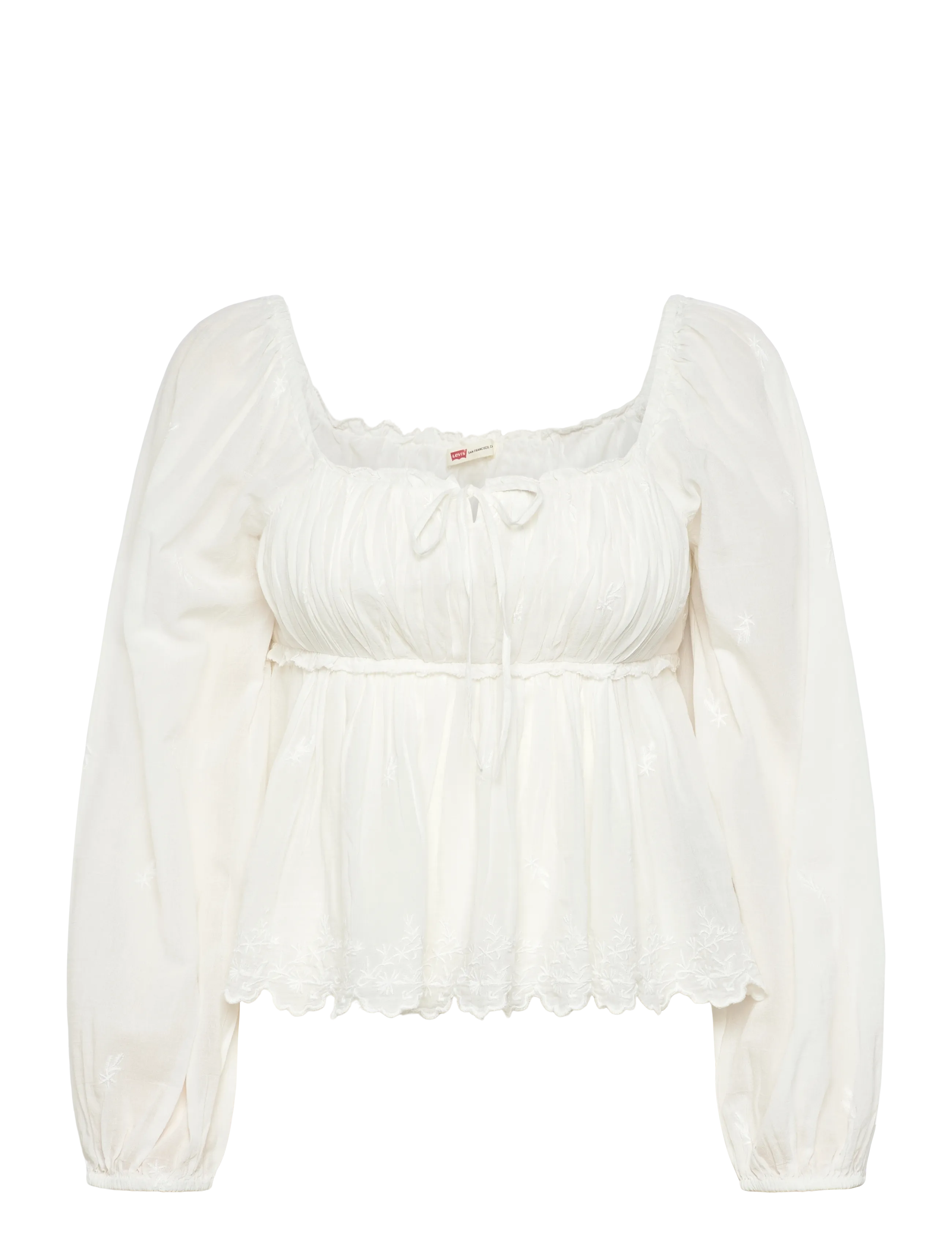 Levi's® OTTIE LS BOHO BLOUSE EGRET - Vêtements - WHITES / white