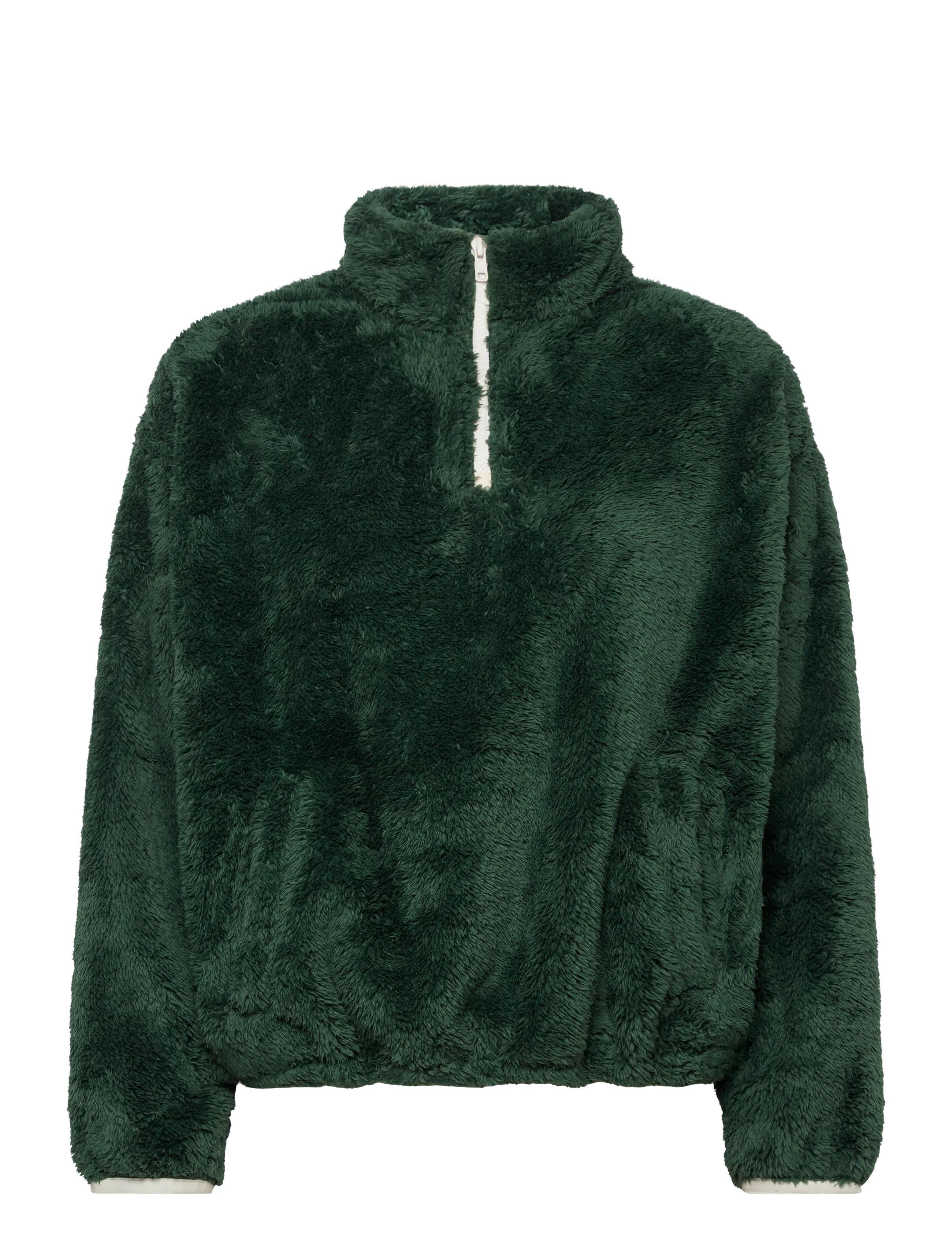 LEVI'S Gemma Sherpa 1/4 Zip Mountain Grün - M - Damen