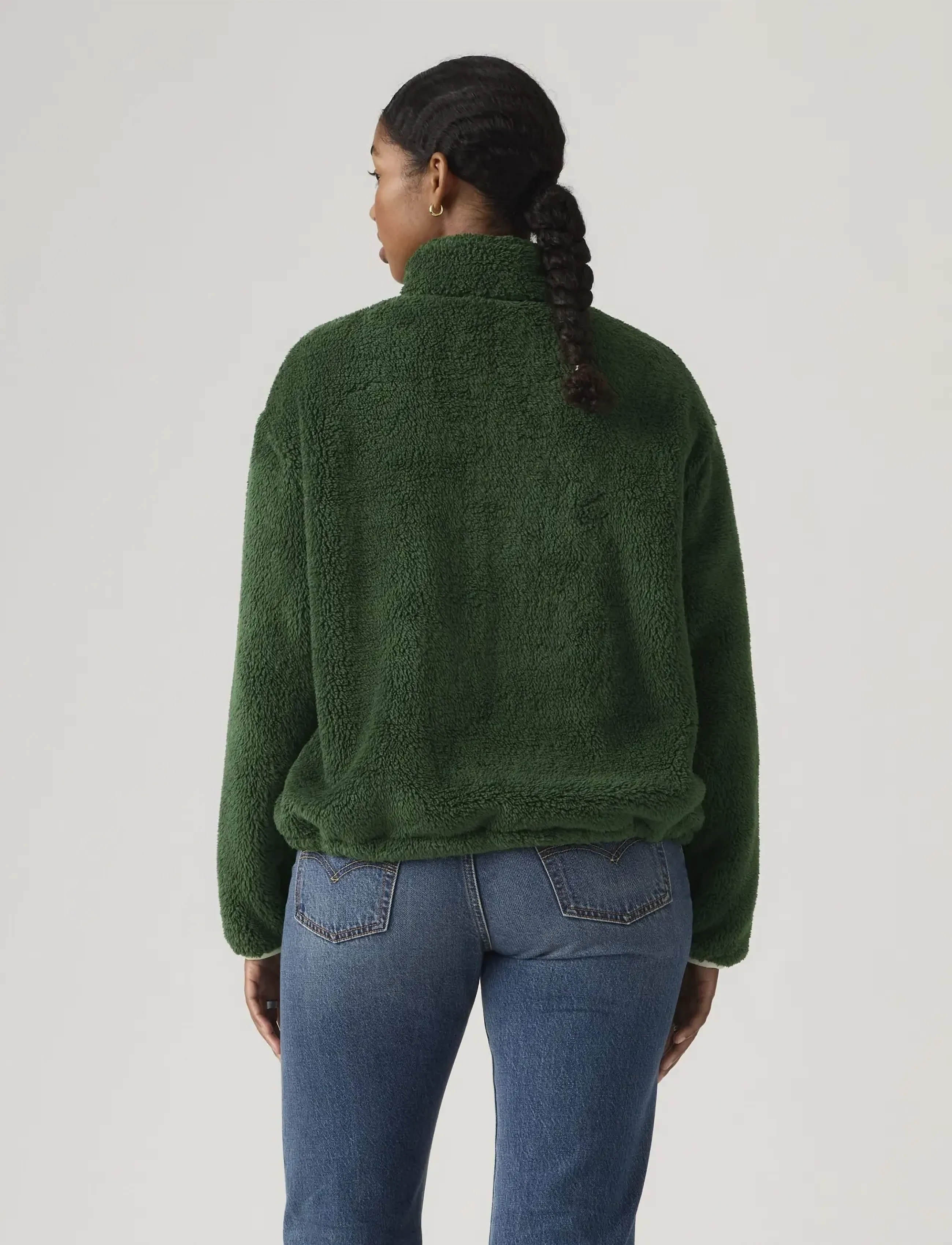 Levi's® - GEMMA SHERPA 1/4 ZIP MOUNTAIN - fleece & midlayer - greens - 3