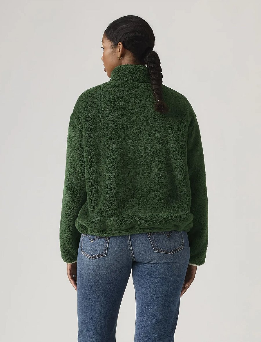 Levi's® - GEMMA SHERPA 1/4 ZIP MOUNTAIN - fleece & midlayer - greens - 3