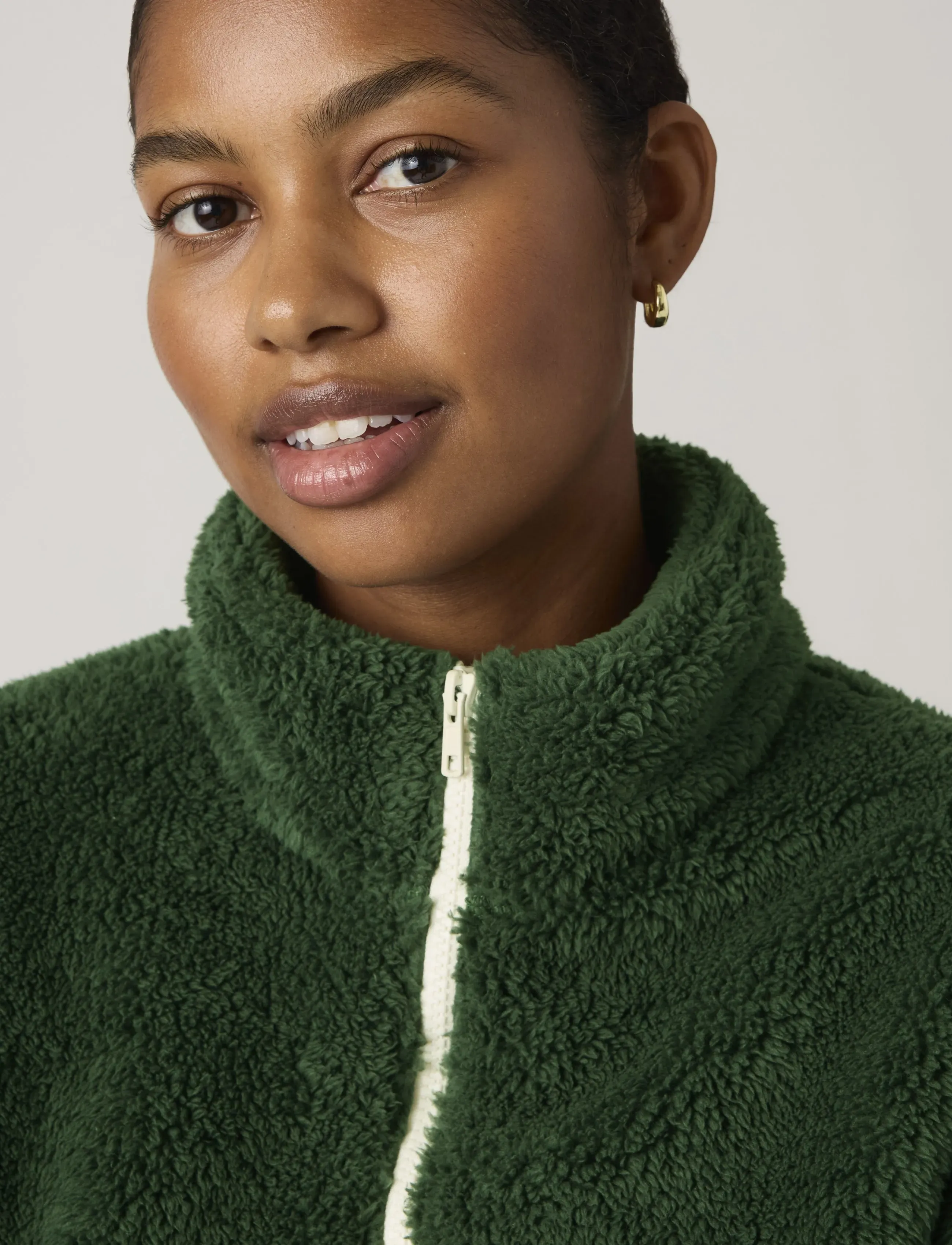 Levi's® - GEMMA SHERPA 1/4 ZIP MOUNTAIN - fleece & midlayer - greens - 4