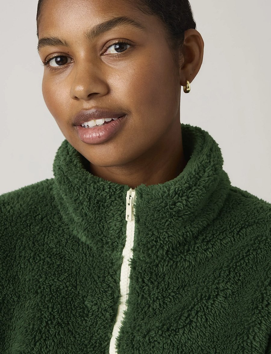 Levi's® - GEMMA SHERPA 1/4 ZIP MOUNTAIN - fleece & midlayer - greens - 4